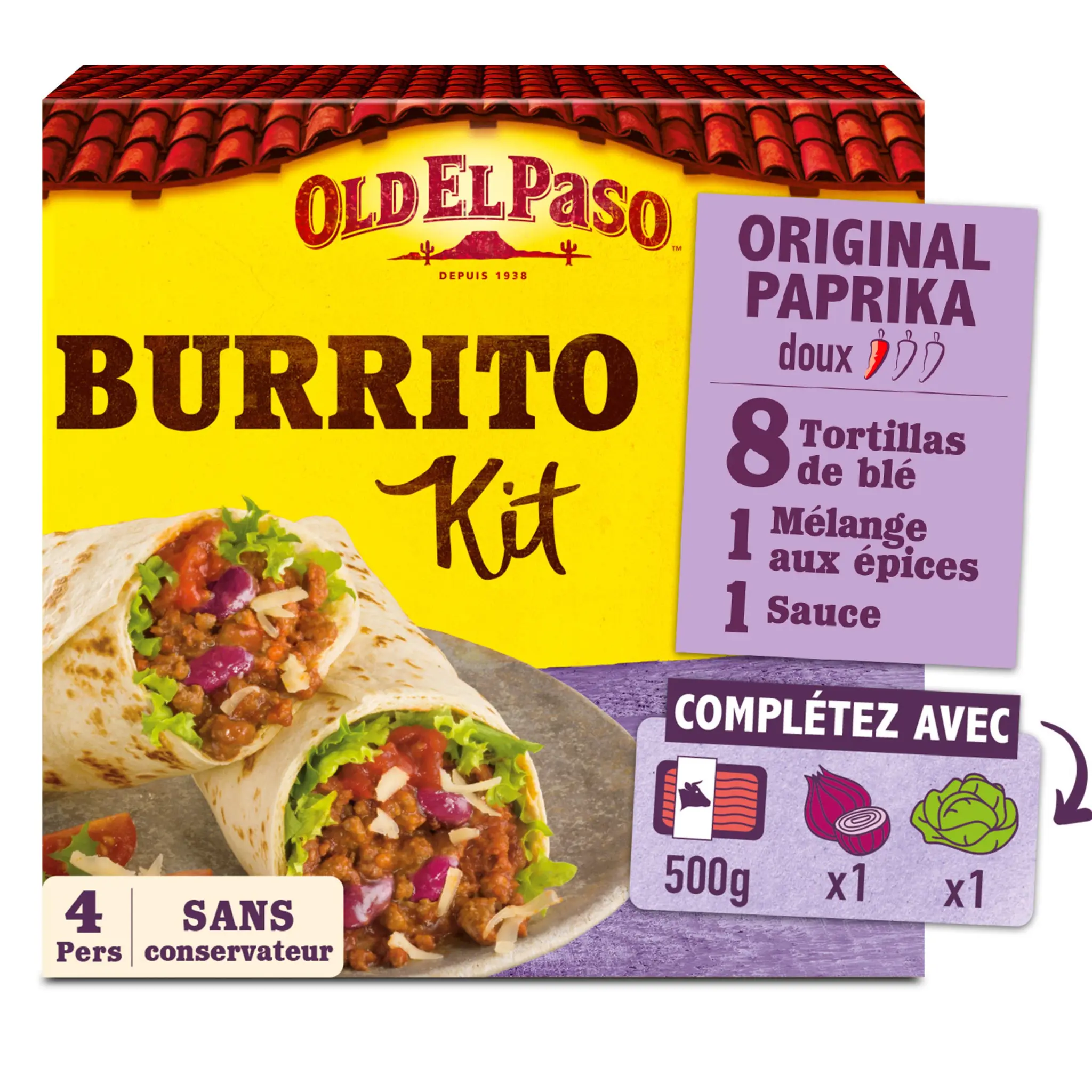 OLD EL PASO Kit burritos doux