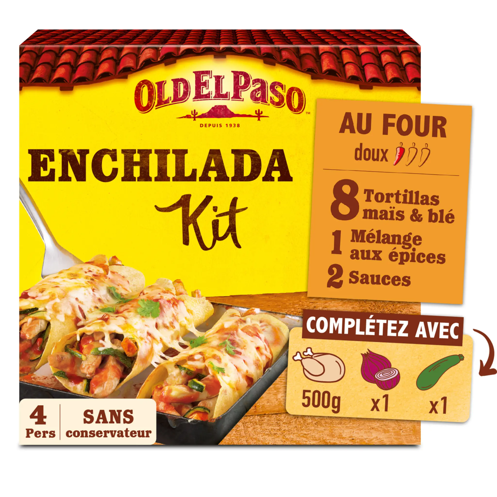 OLD EL PASO Kit enchilada doux