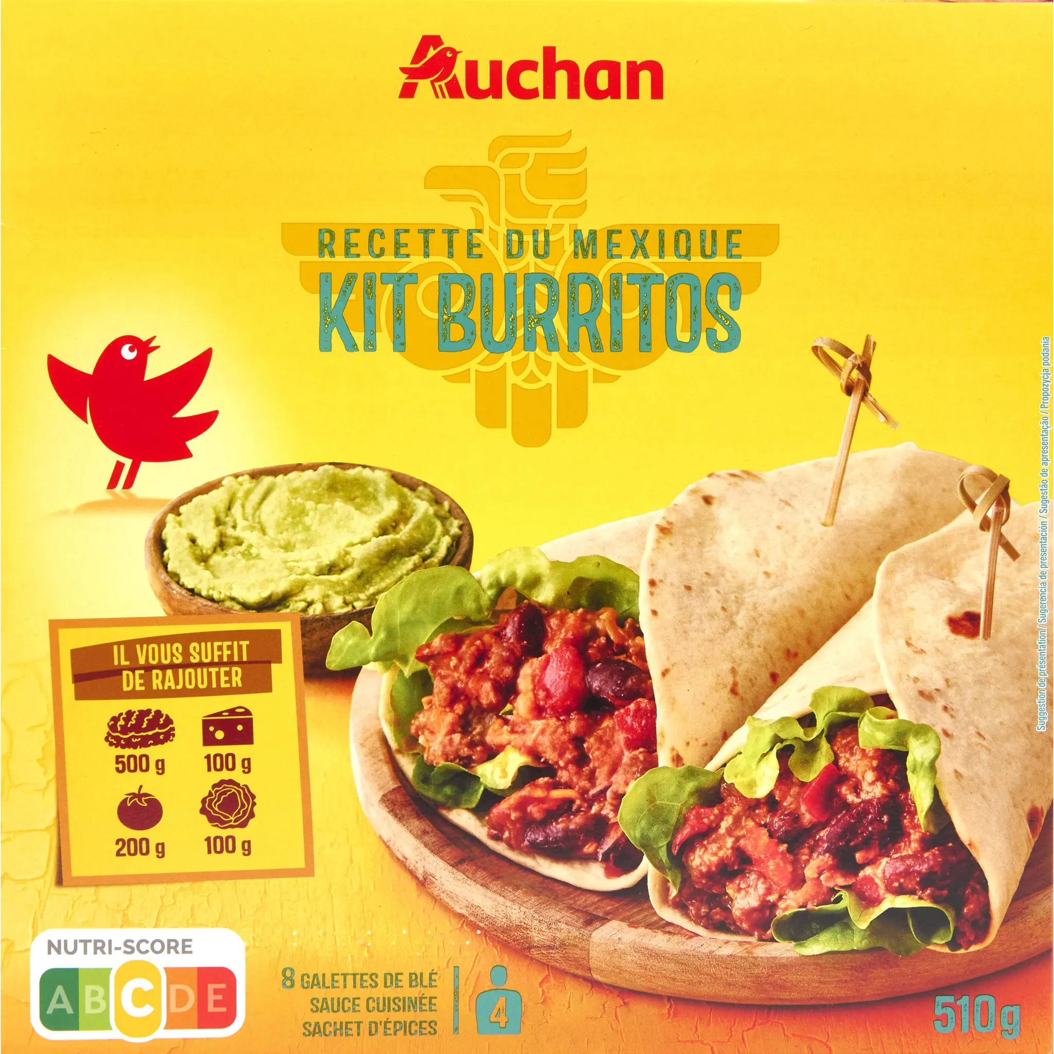 AUCHAN Kit pour burritos