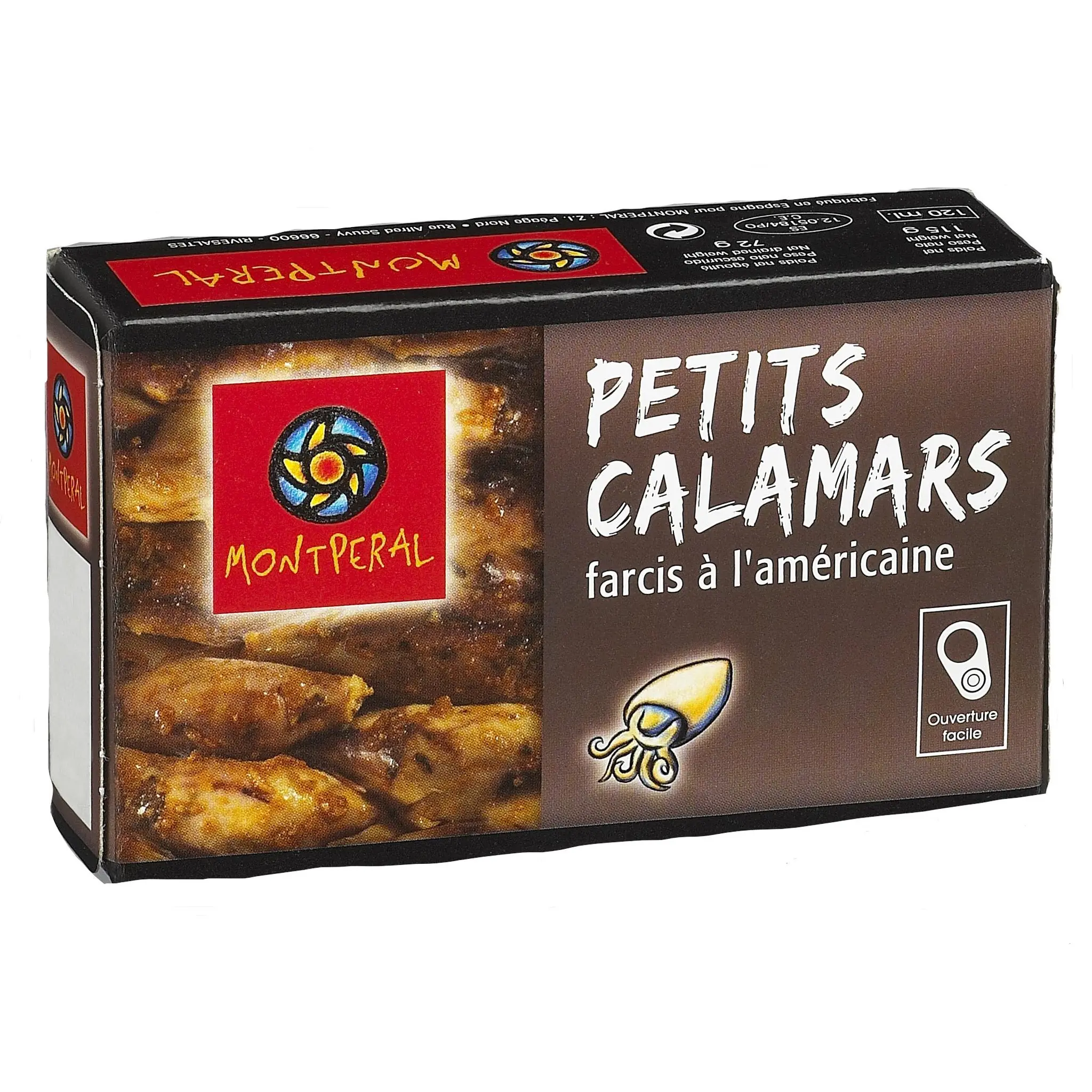 MONTPERAL Petits calamars farcis à l'américaine