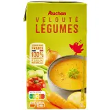 AUCHAN Soupe veloutée de légumes