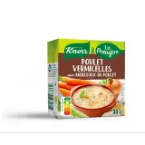 KNORR Soupe poule et vermicelles aux petits légumes et morceaux de volaille