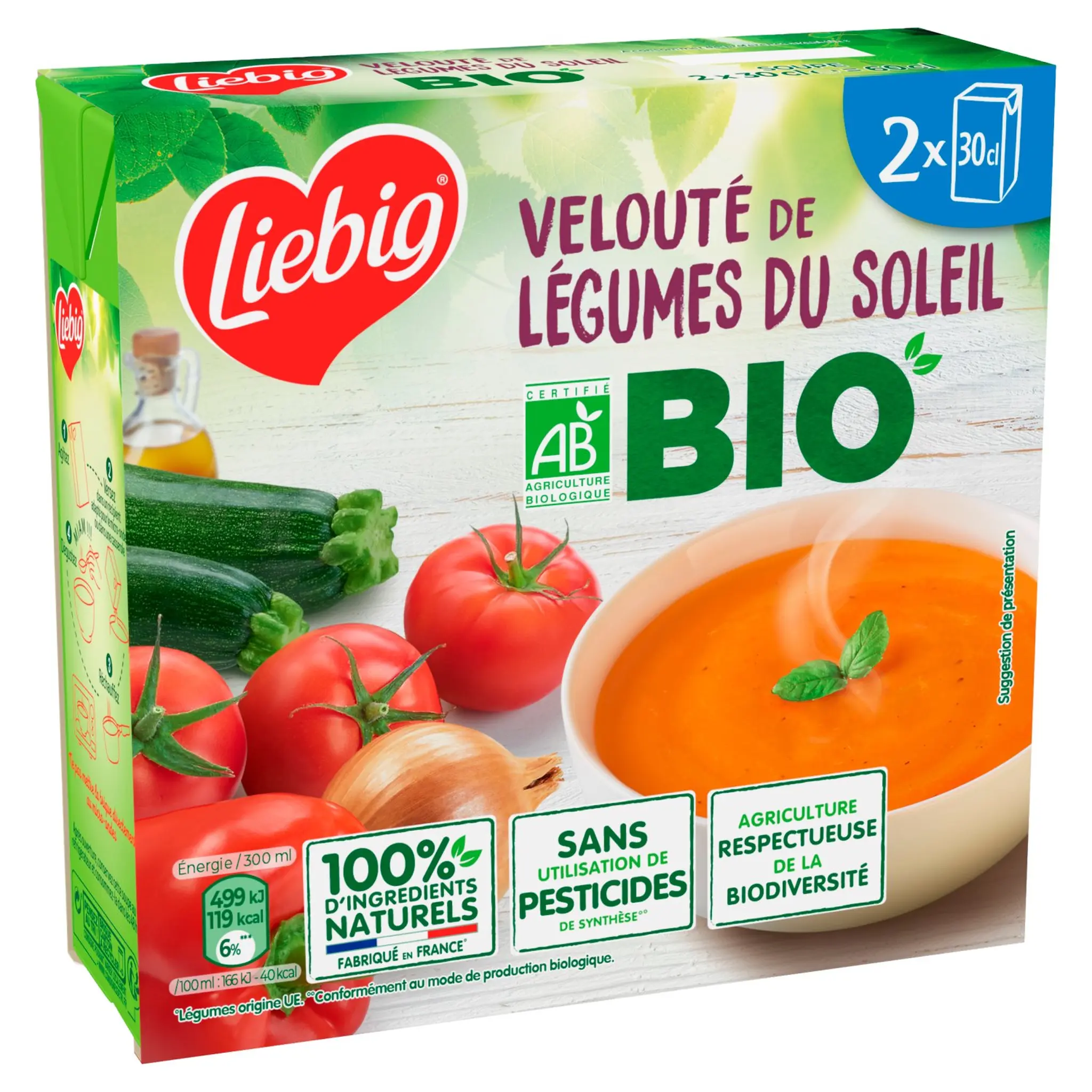 LIEBIG Soupe veloutée légumes du soleil bio