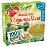 LIEBIG Soupe moulinée de 5 légumes verts