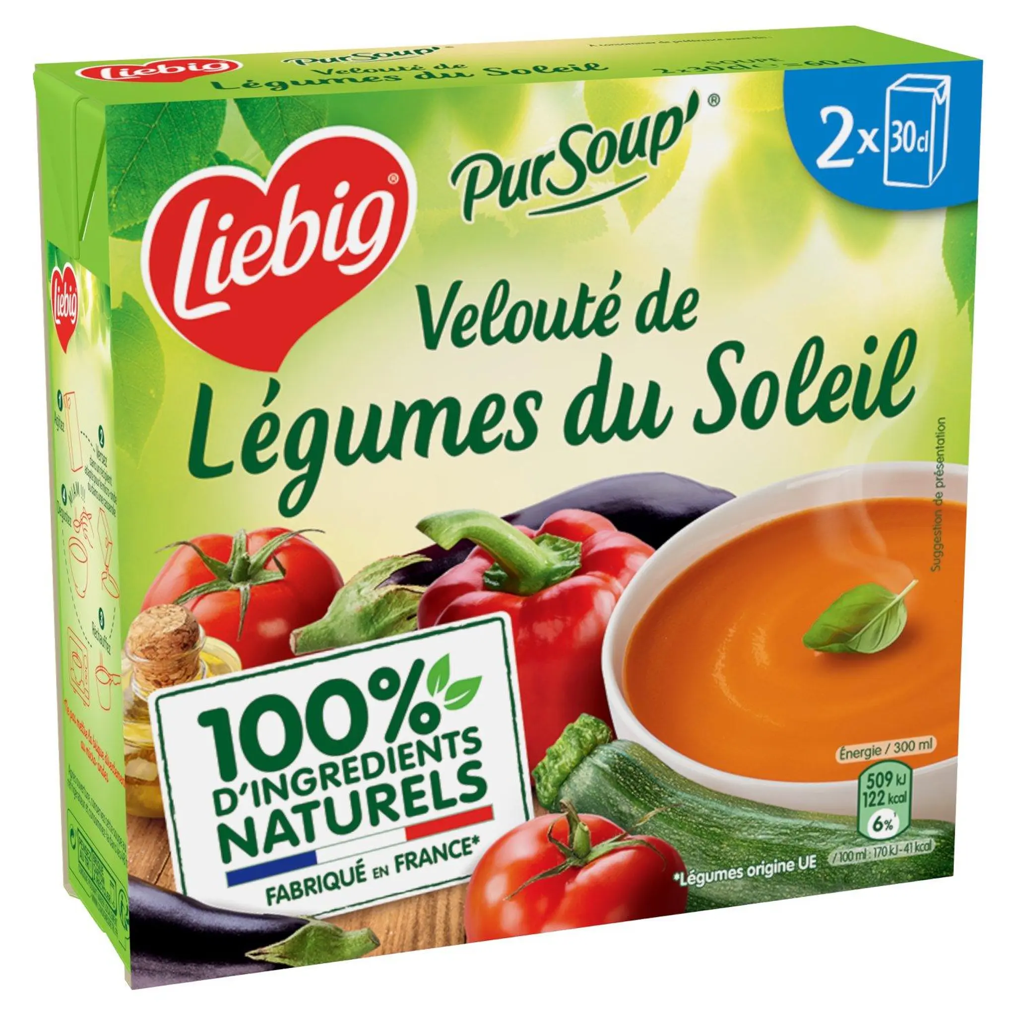 LIEBIG Soupe veloutée Pursoup légumes du soleil