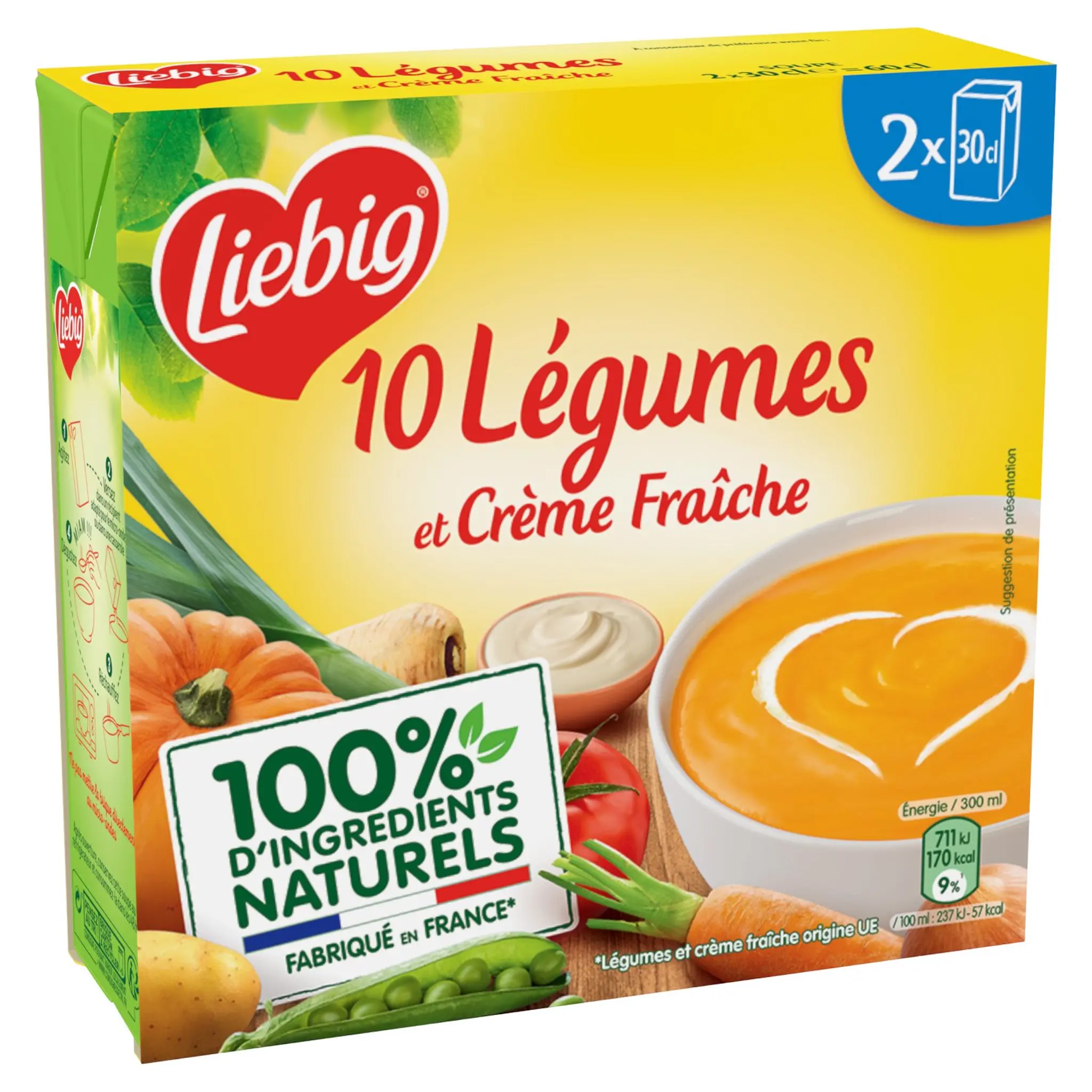 LIEBIG Soupe 10 légumes et crème fraîche