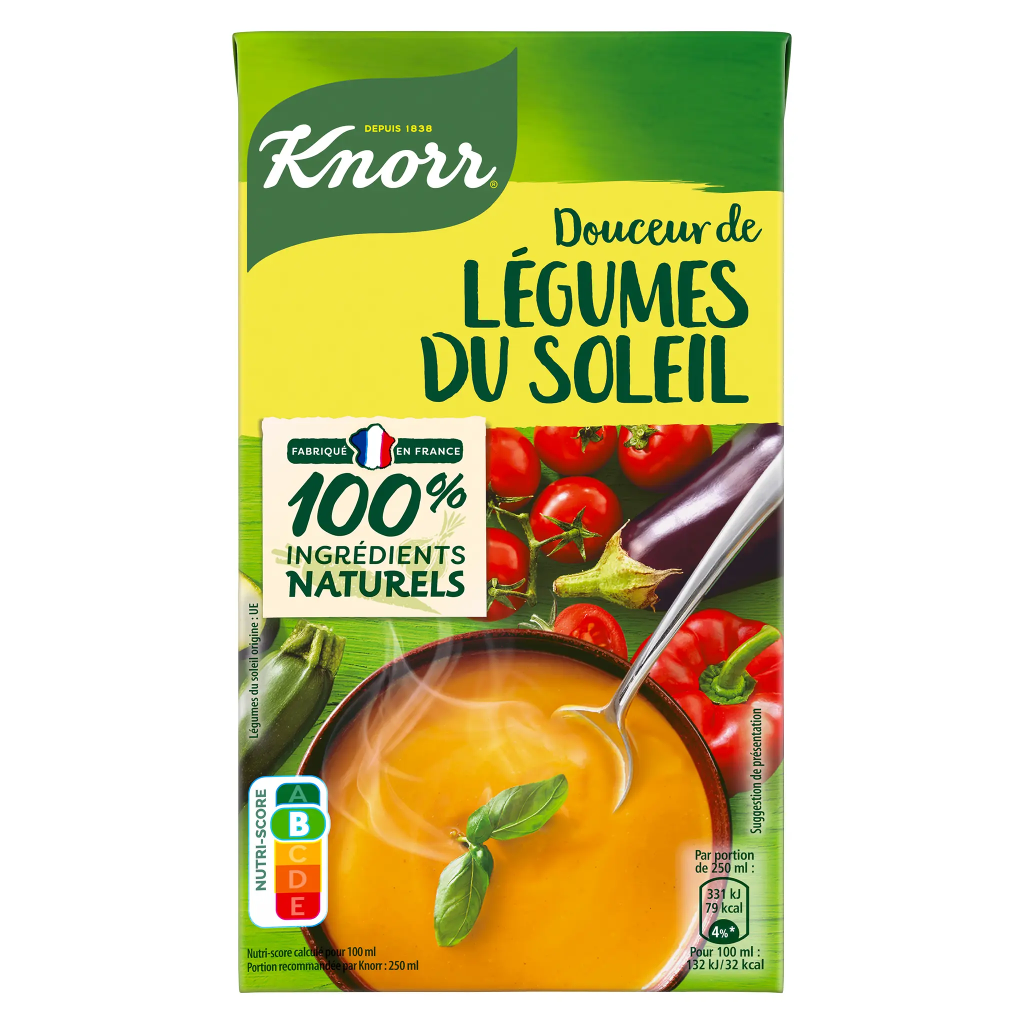KNORR Soupe douceur de légumes du soleil