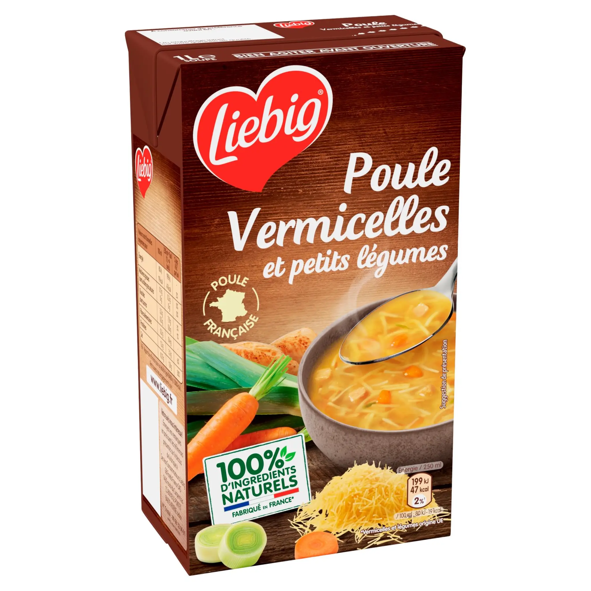 LIEBIG Bouillon de poule vermicelles petits légumes