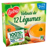 LIEBIG Soupe veloutée de 12 légumes en brique
