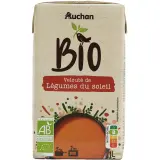AUCHAN BIO Soupe veloutée de légumes du soleil