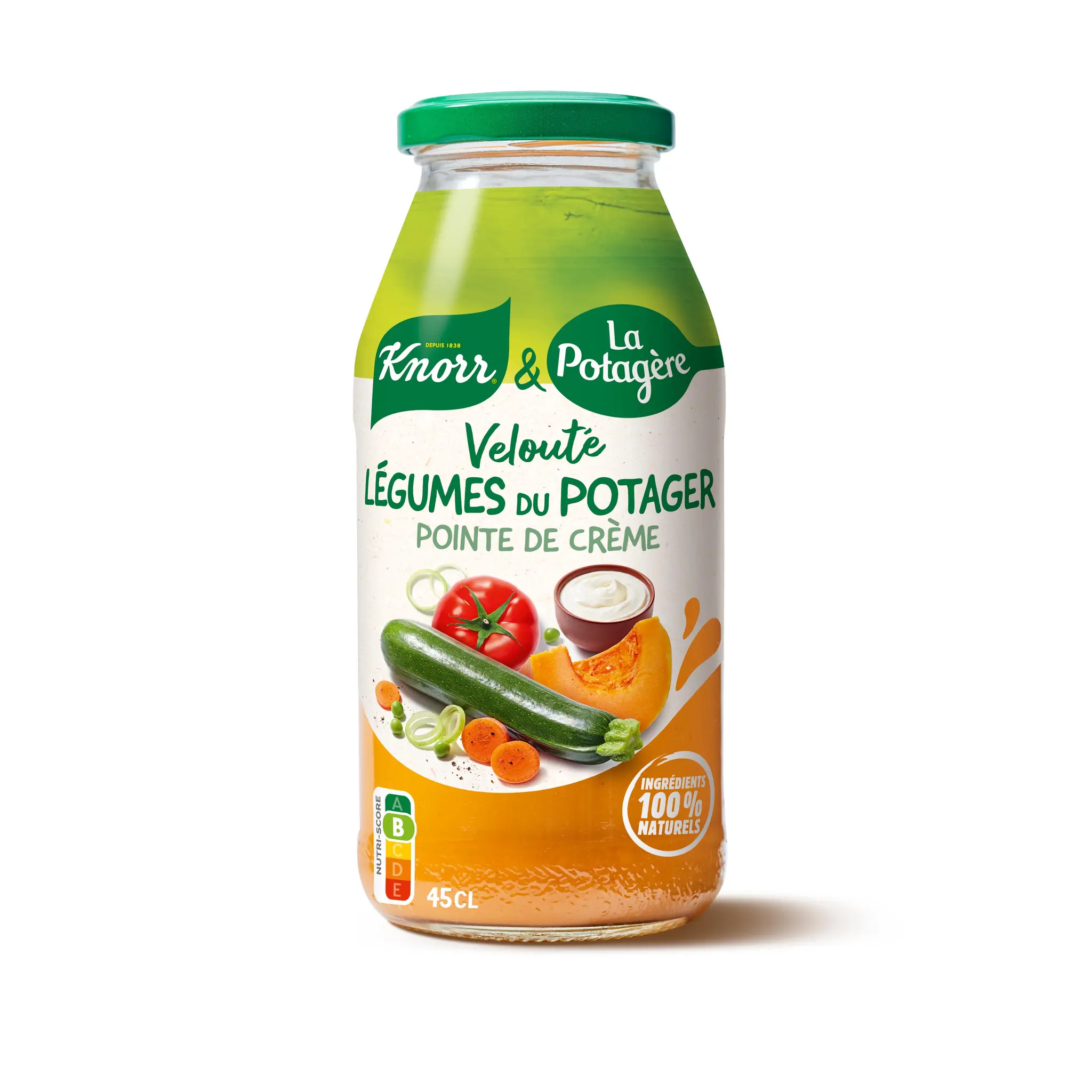 KNORR & LA POTAGERE Soupe velouté de légumes d e potager et pointe de crème