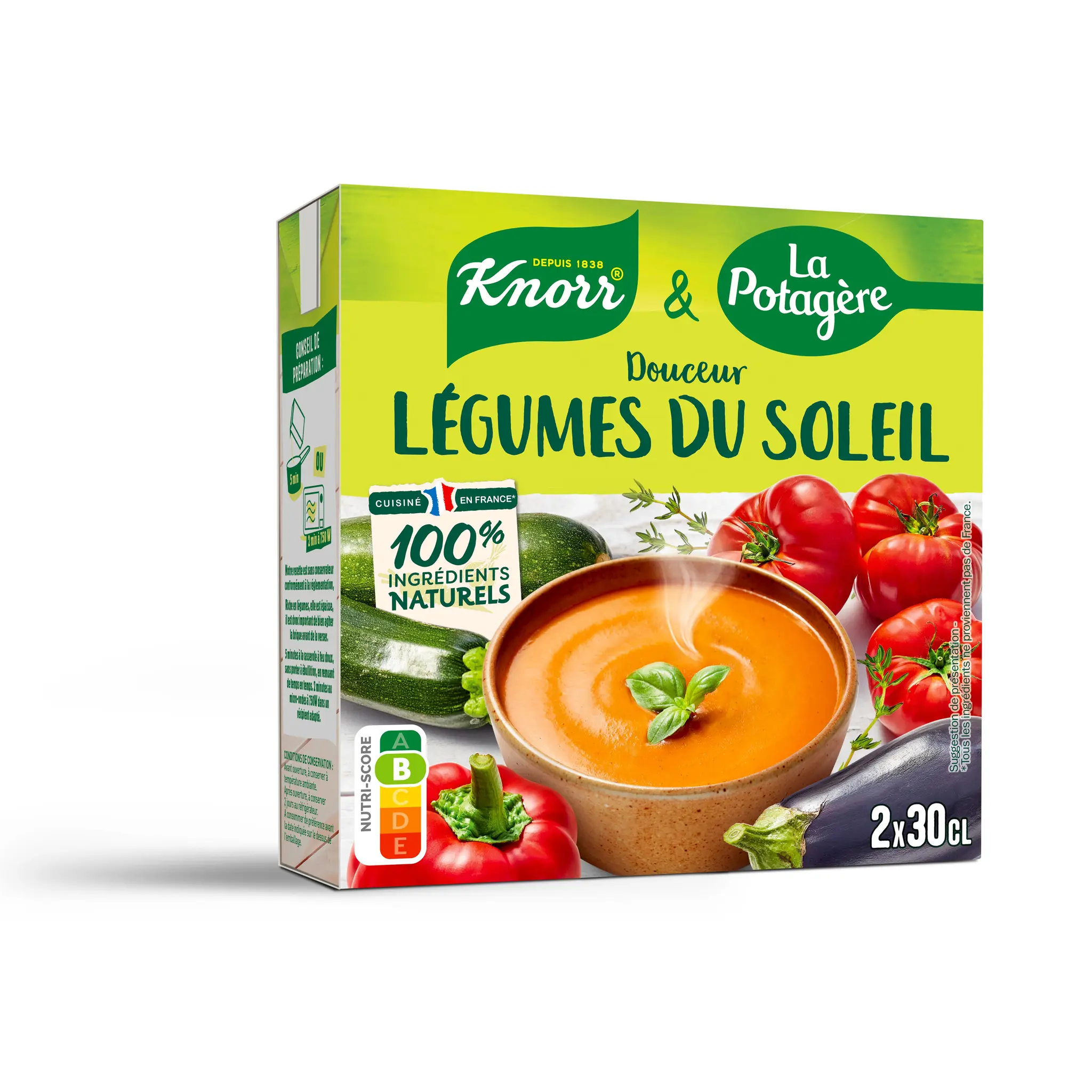 KNORR & LA POTAGERE Douceur de légumes du soleil