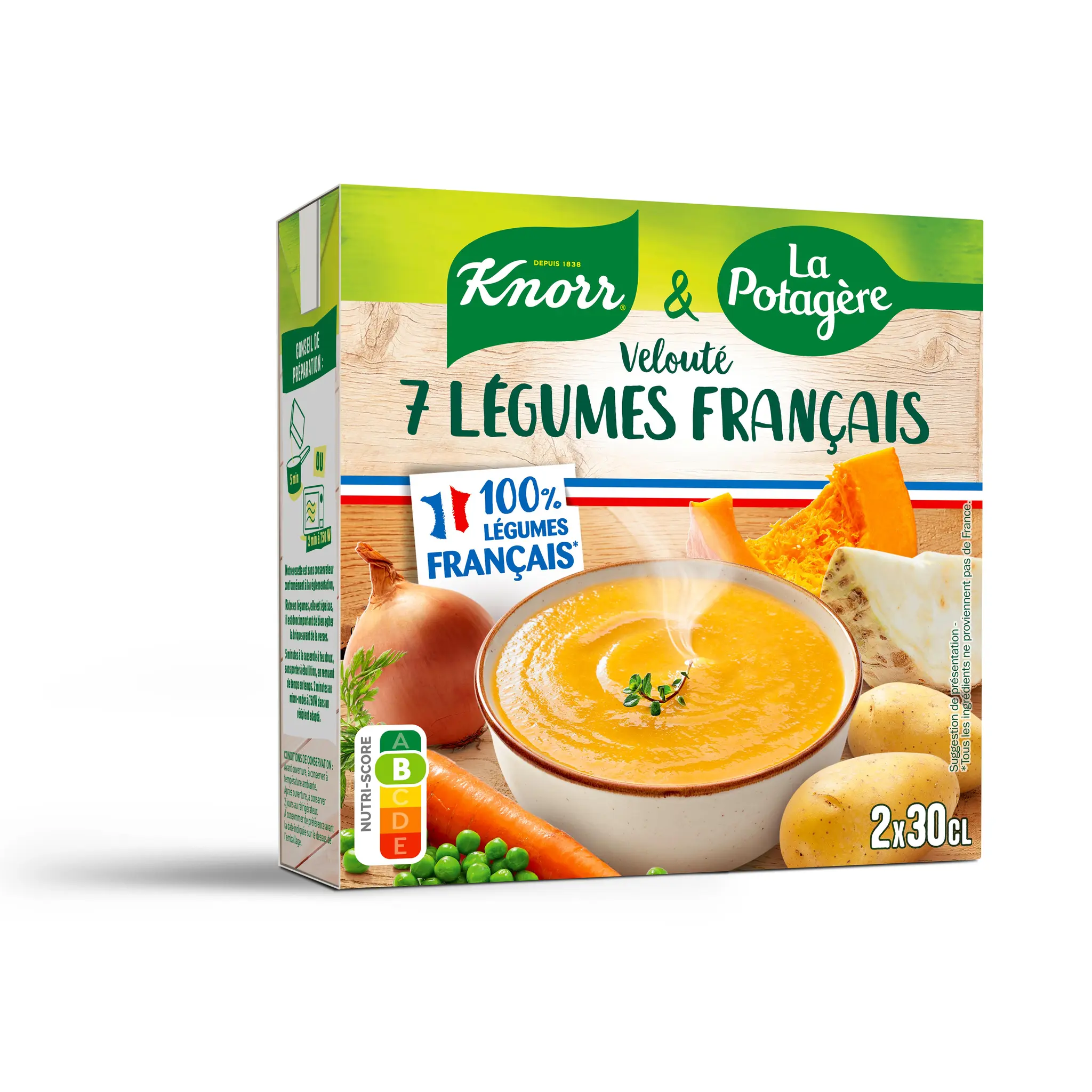 KNORR Soupe veloutée légumes français