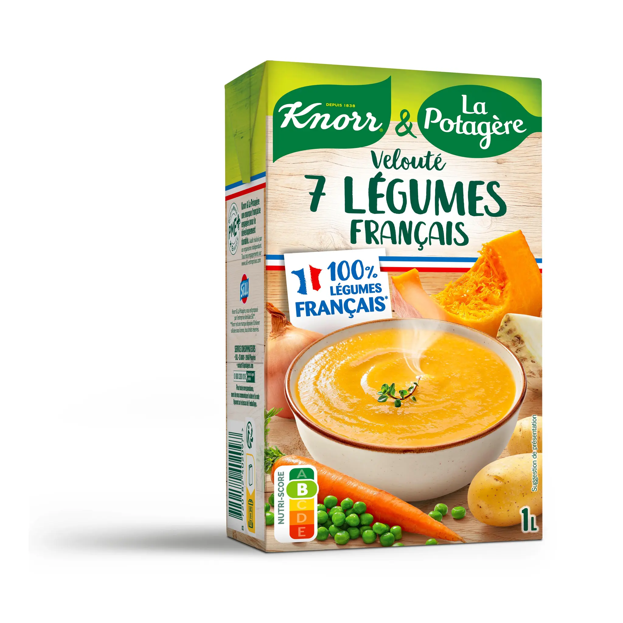 KNORR Soupe veloutée de légumes français