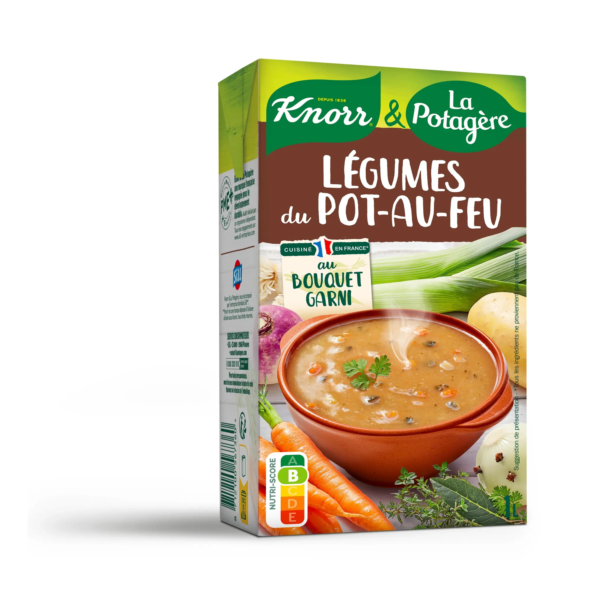 KNORR Soupe légumes du pot au feu au bouquet garni