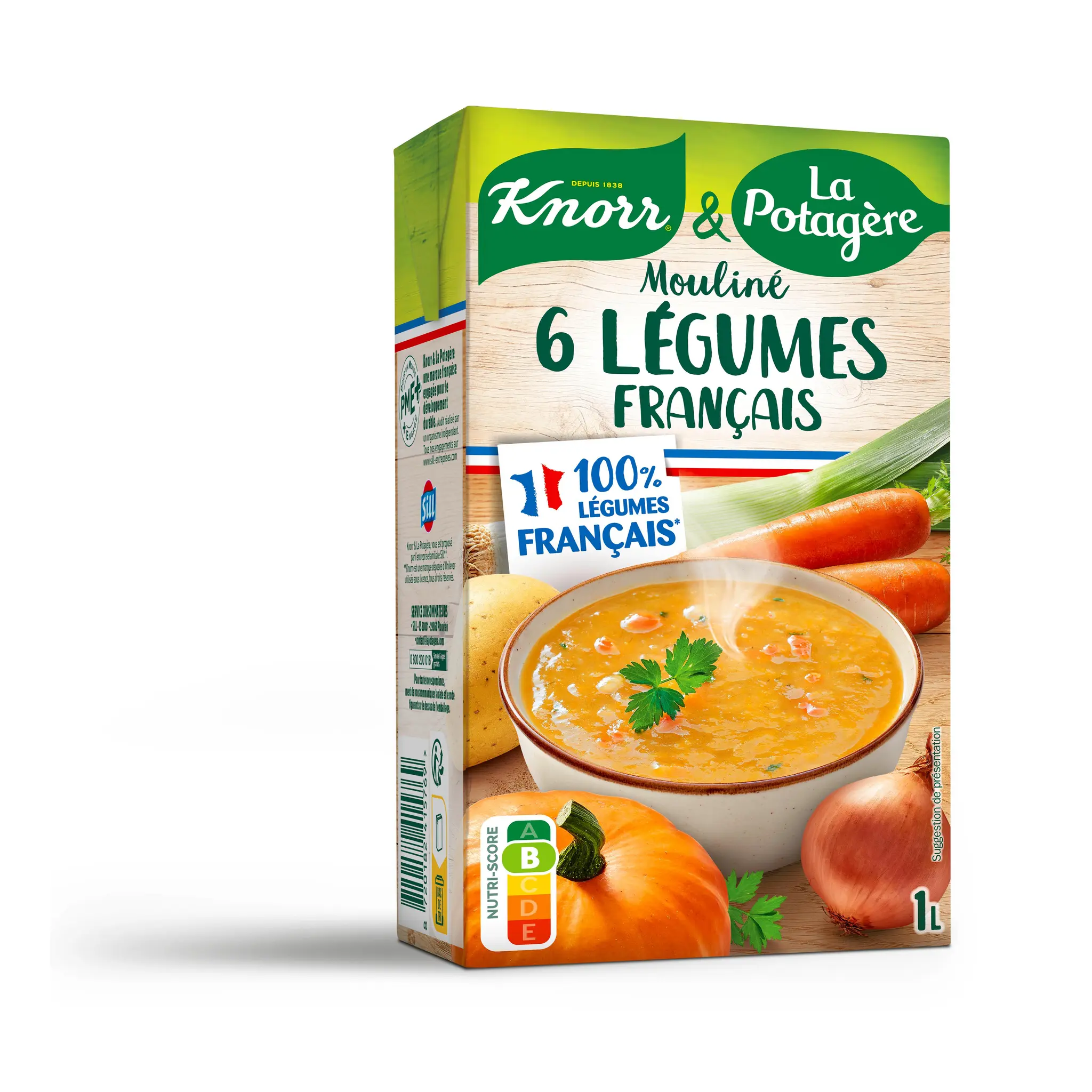KNORR Soupe mouliné de légumes français