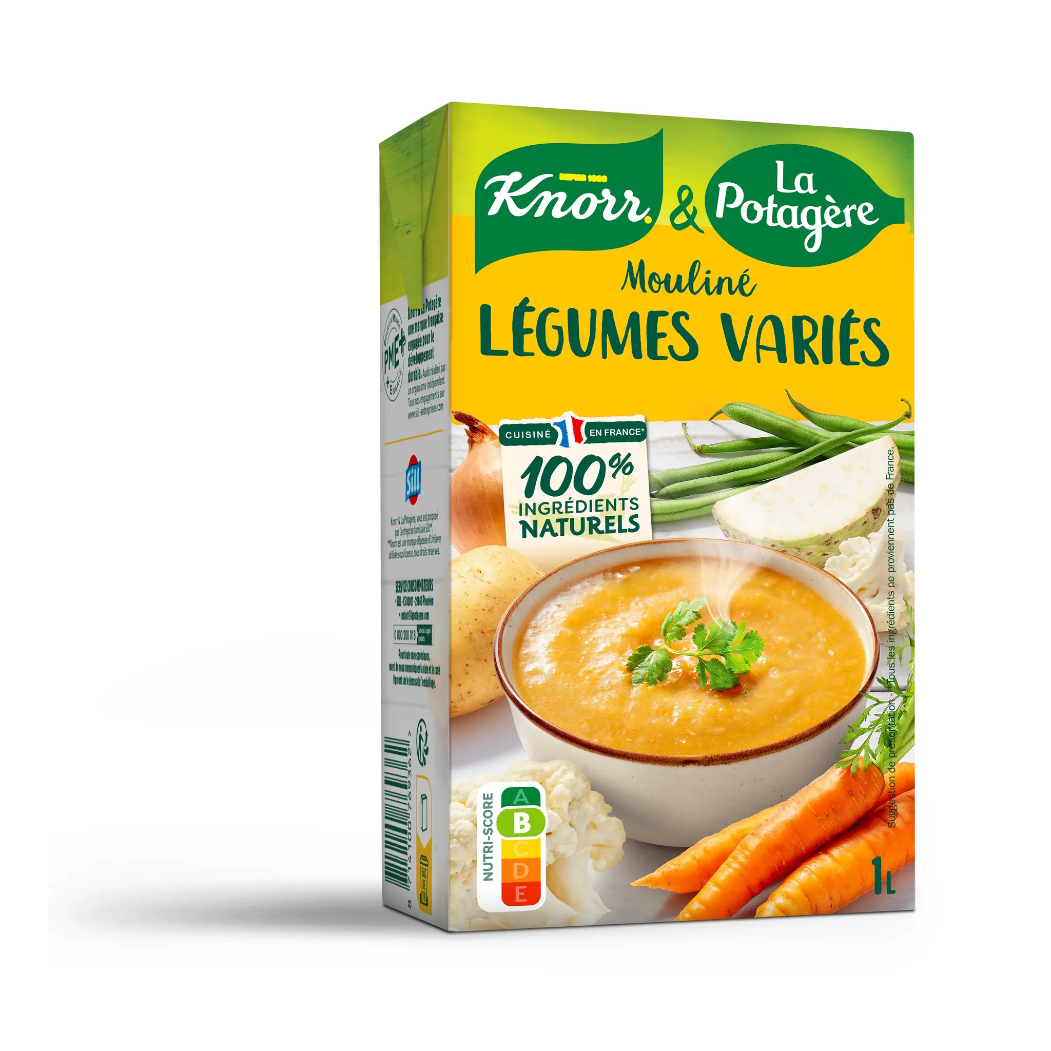 KNORR Soupe moulinée de légumes variés