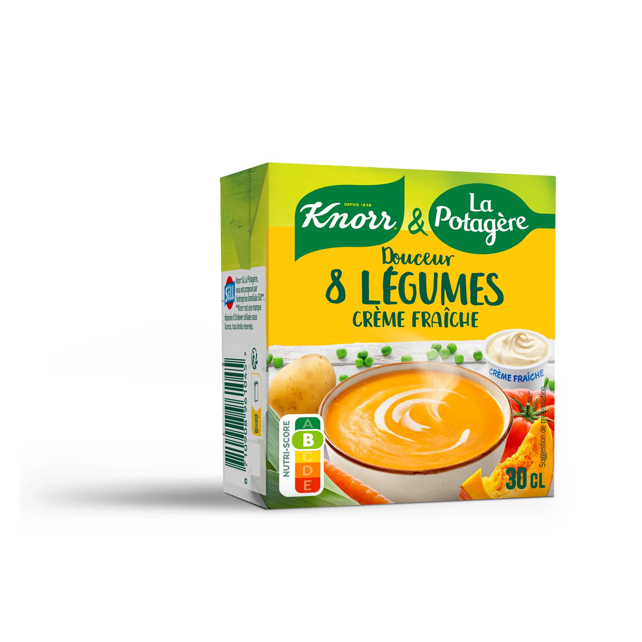 KNORR Soupe douceur de 8 légumes à la crème fraîche