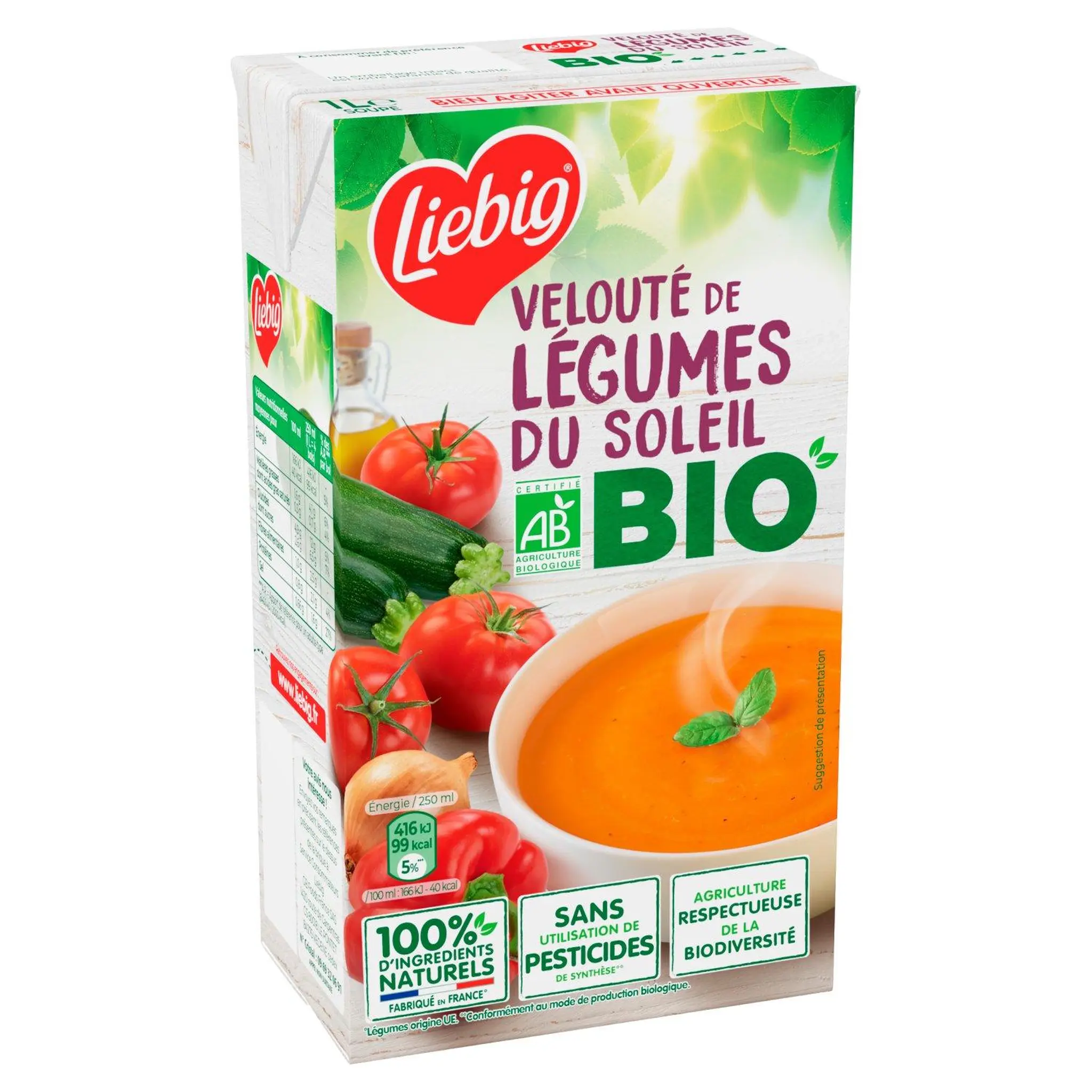 LIEBIG Soupe veloutée légumes du soleil bio