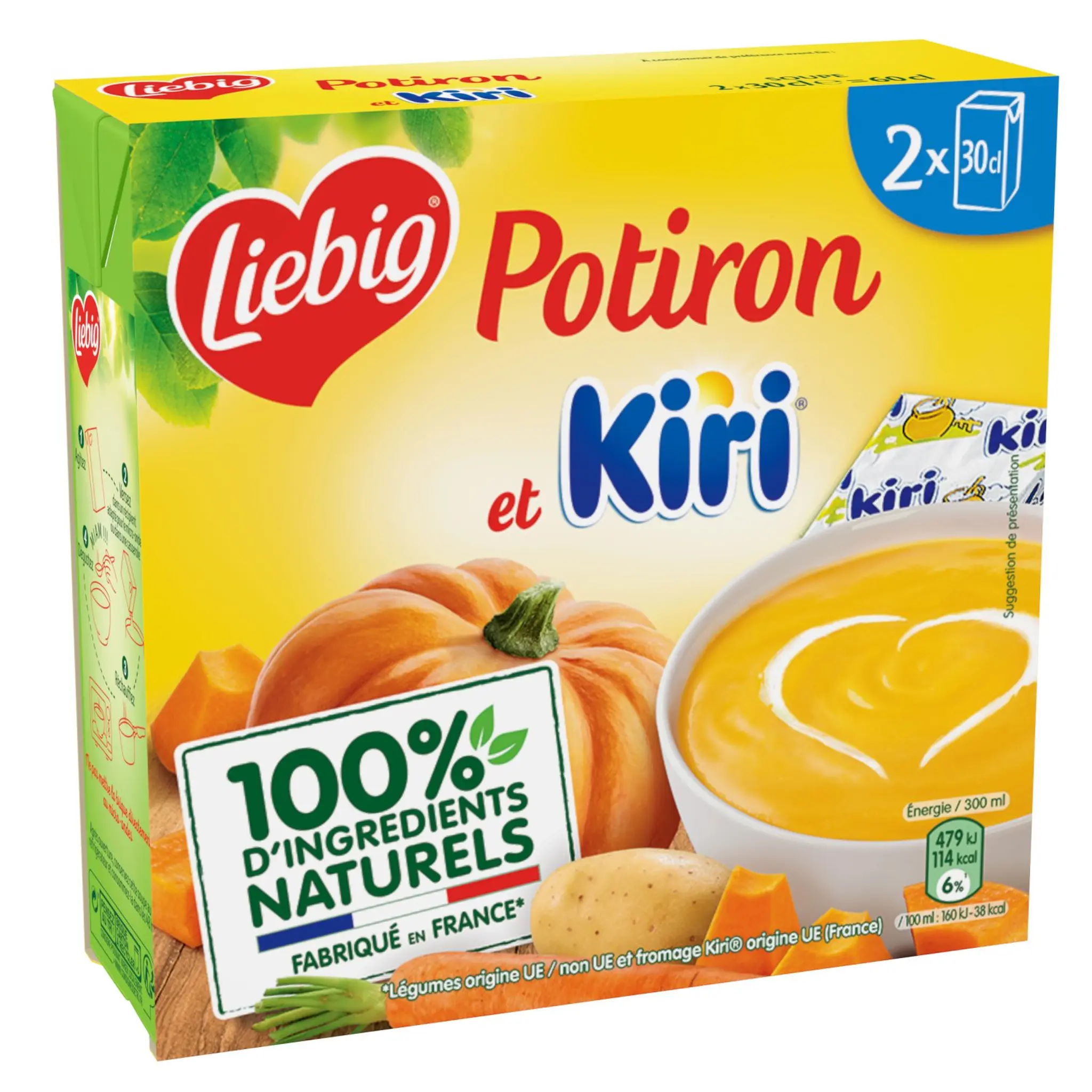 LIEBIG Soupe de potiron et Kiri