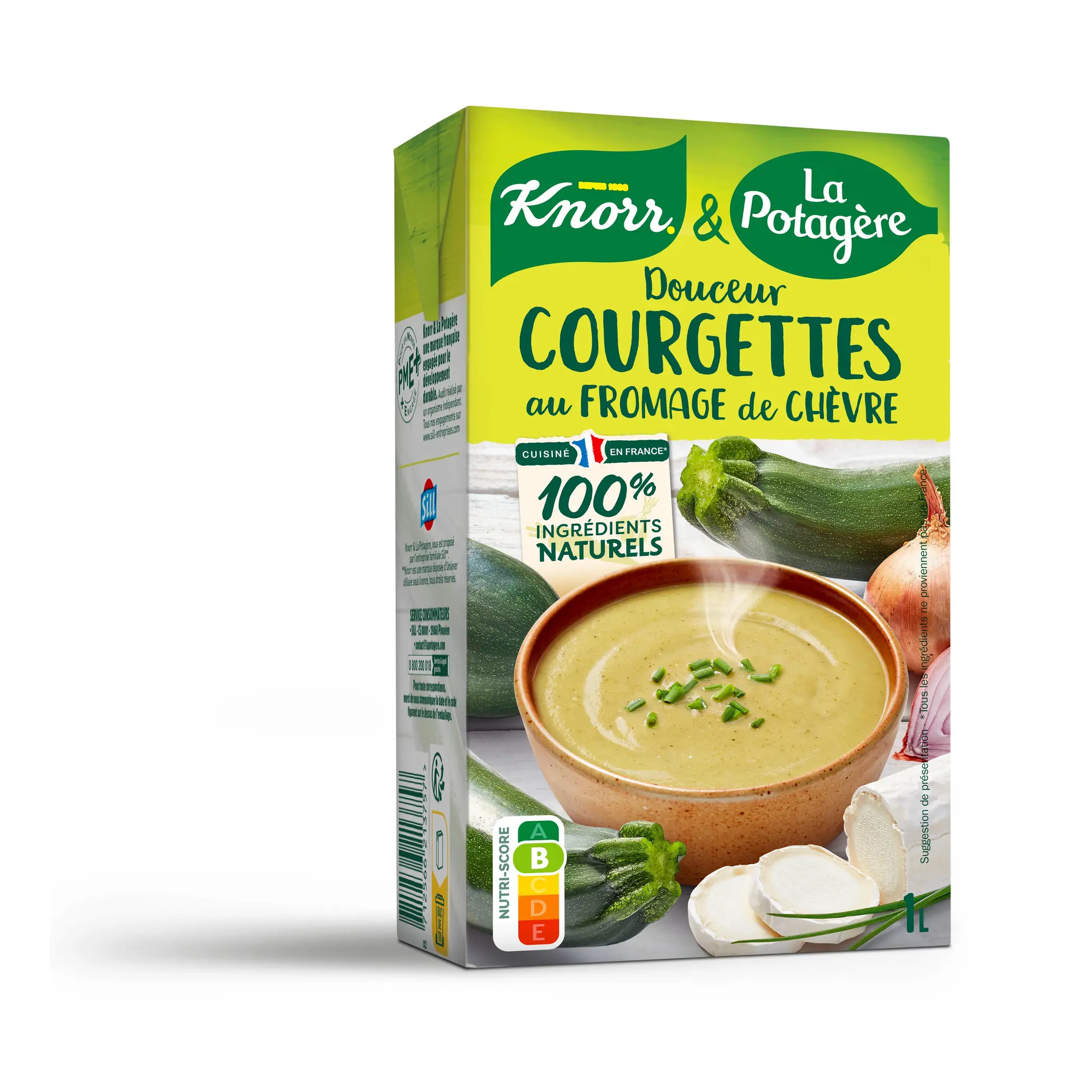 KNORR Soupe douceur de courgettes au chèvre frais