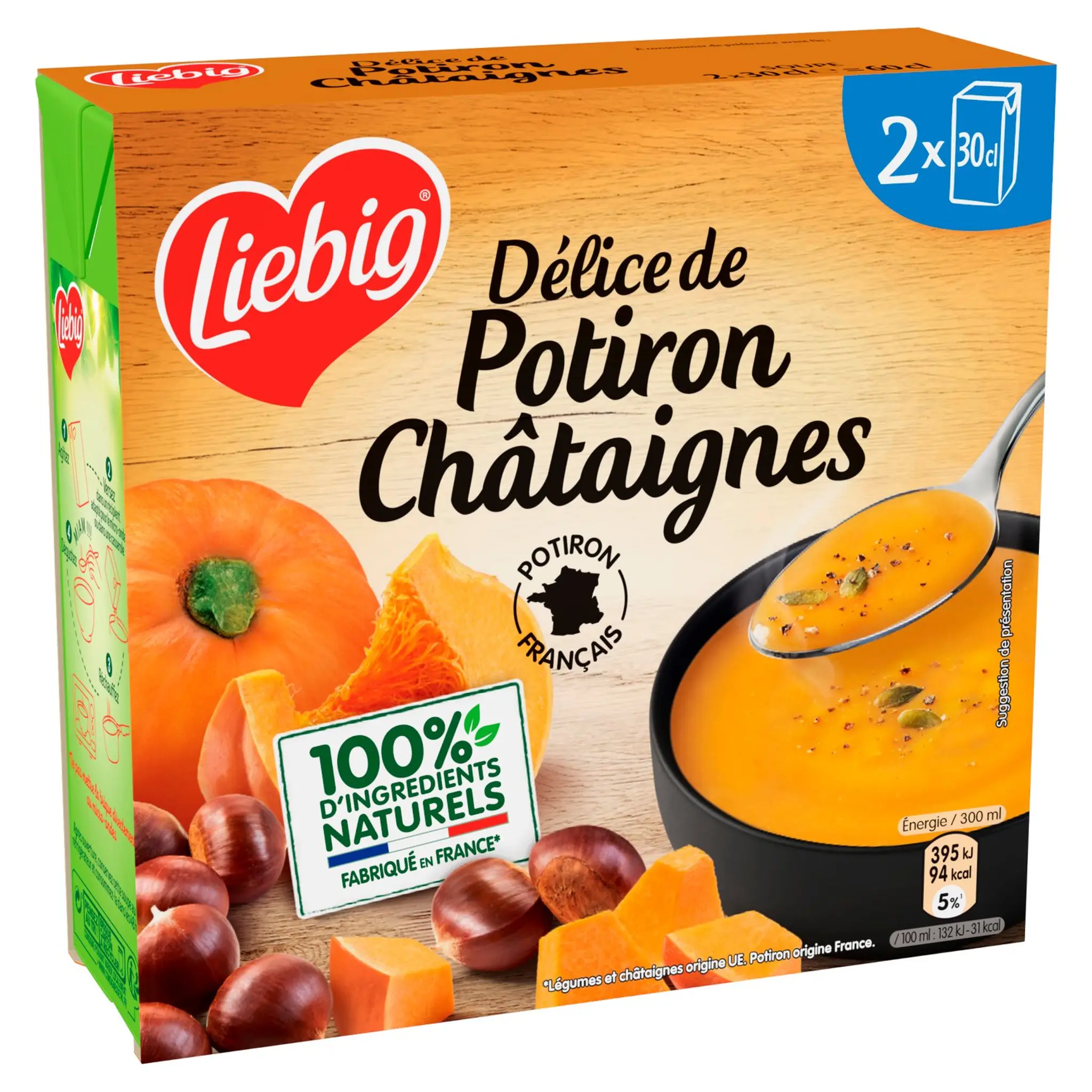 LIEBIG Soupe potiron Français et châtaignes