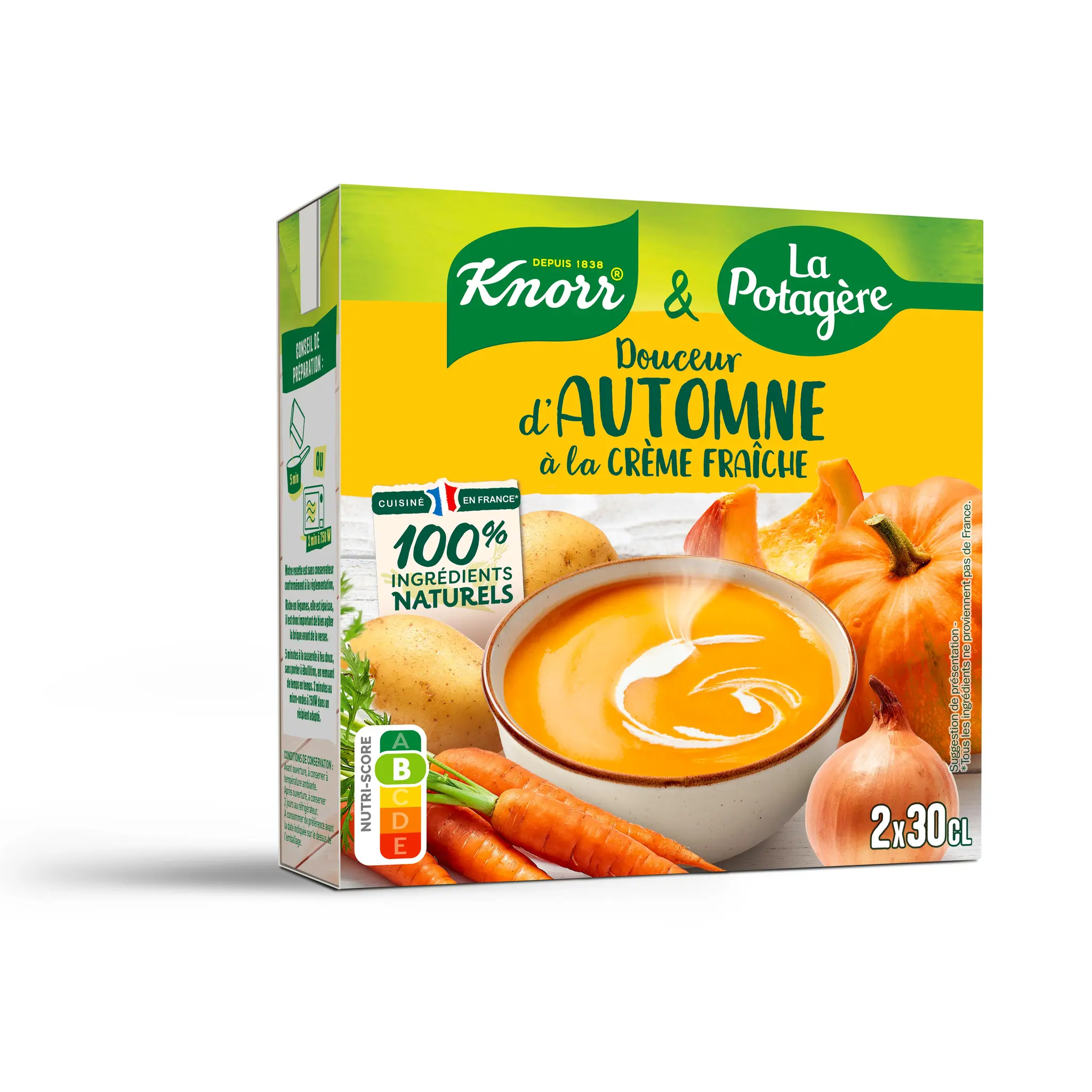 KNORR Soupe douceur d'automne à la crème fraîche