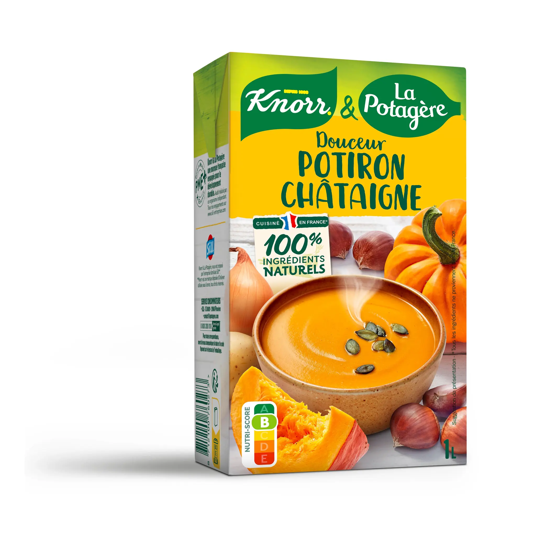KNORR Soupe douceur de potiron et châtaigne