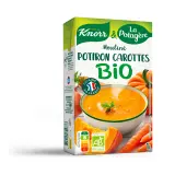 KNORR Soupe moulinée bio de potiron et carottes