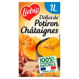 LIEBIG Soupe liquide délice de potiron et châtaigne fabriqué en France
