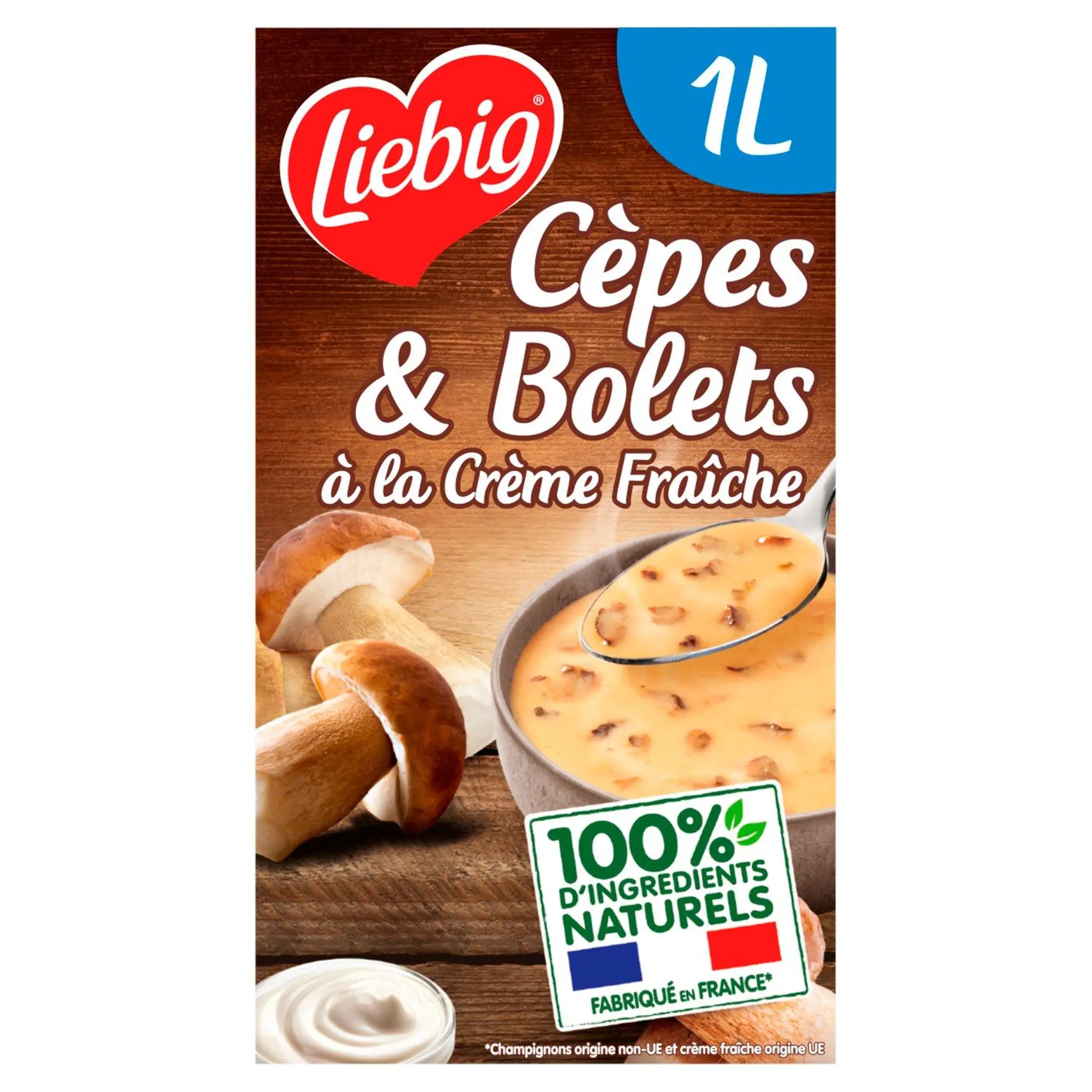 LIEBIG Soupe aux cèpes et bolets à la crème fraîche