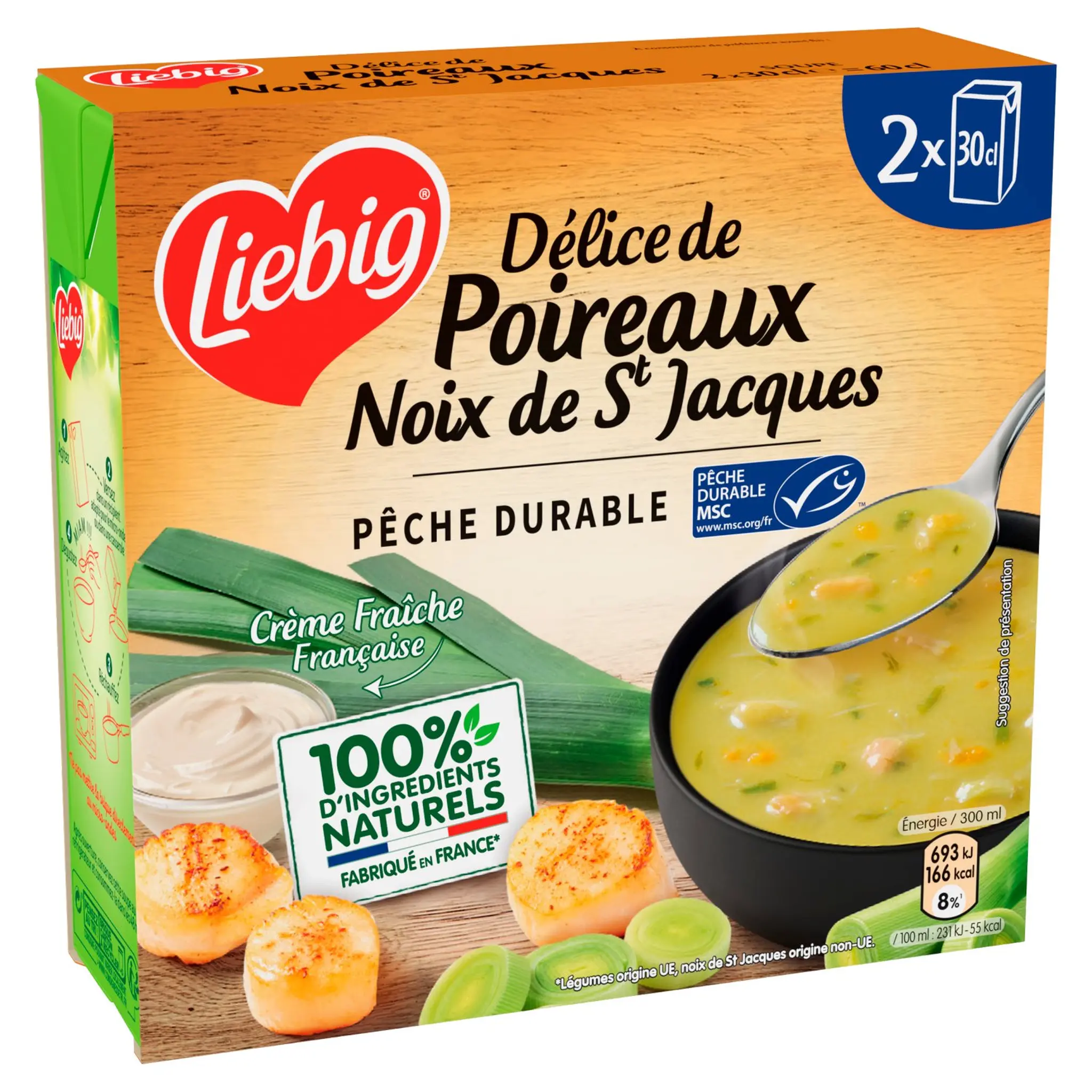 LIEBIG Délice de poireaux Noix de St Jacques MSC