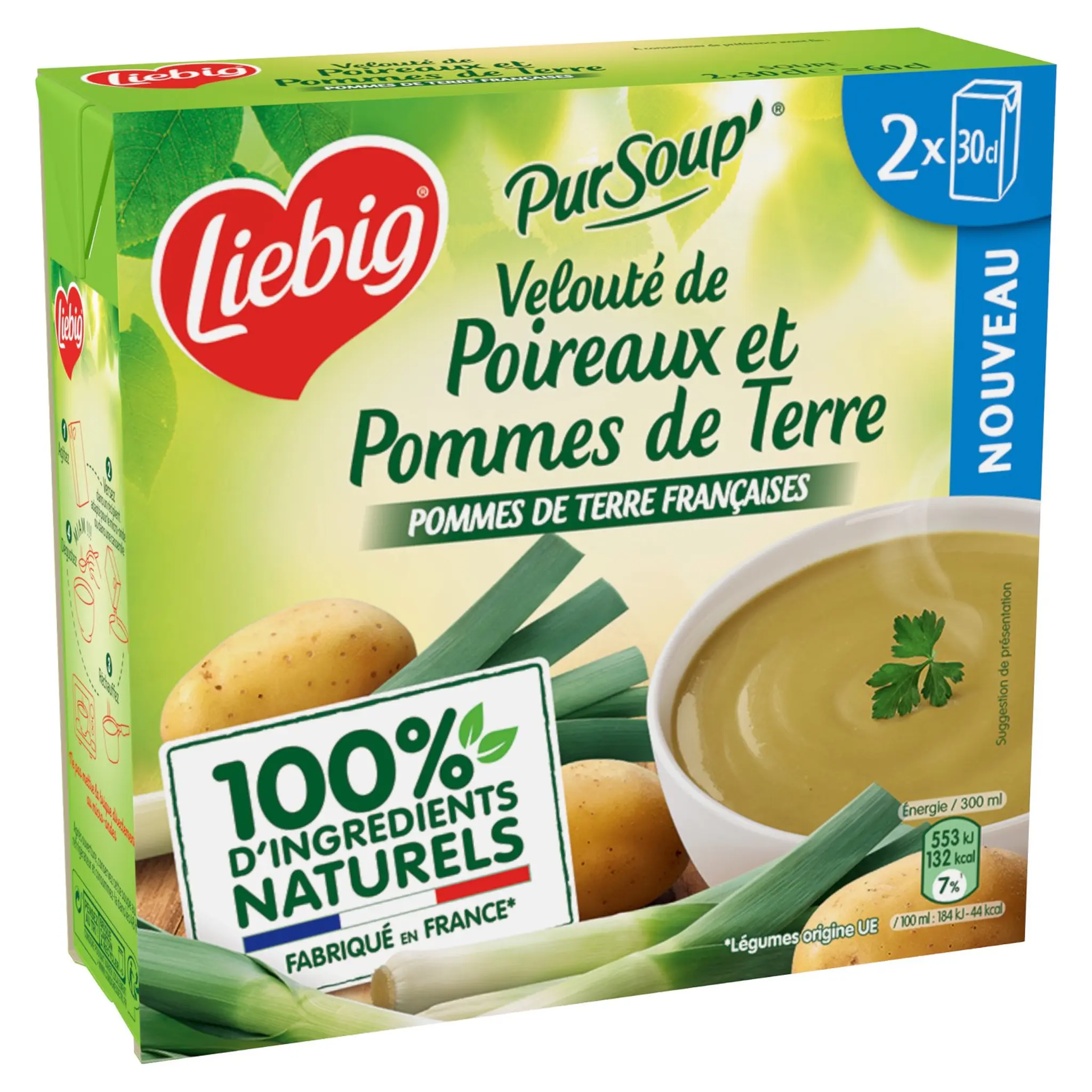 LIEBIG Soupe veloutée poireaux pomme de terre