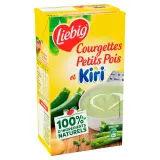 LIEBIG Soupe veloutée liquide courgettes petits pois au kiri