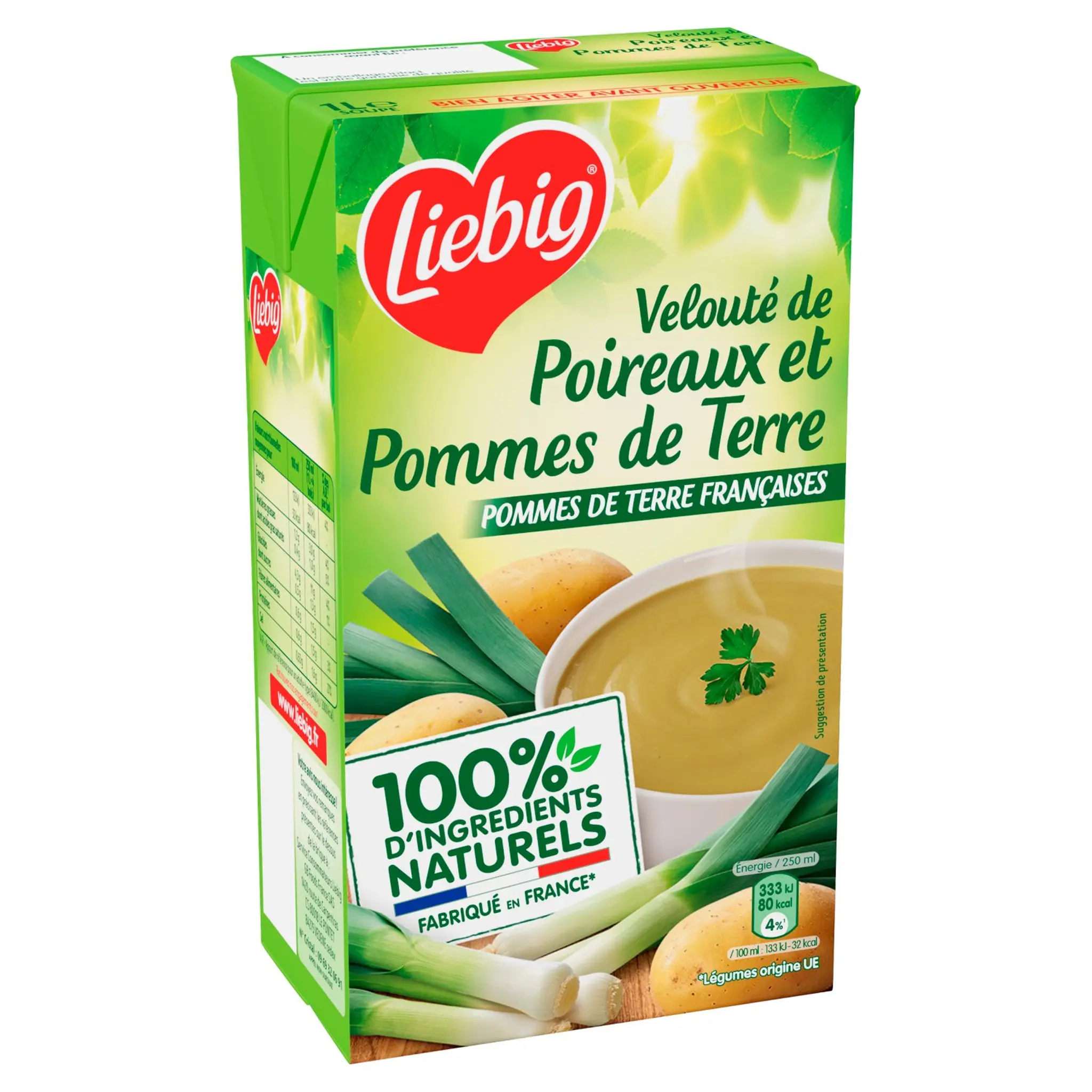LIEBIG Soupe veloutée poireaux pommes de terre
