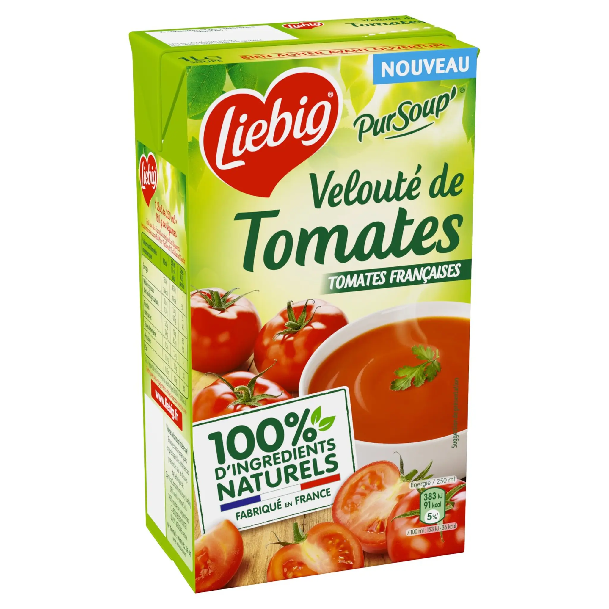 LIEBIG Soupe veloutée de tomates origine France