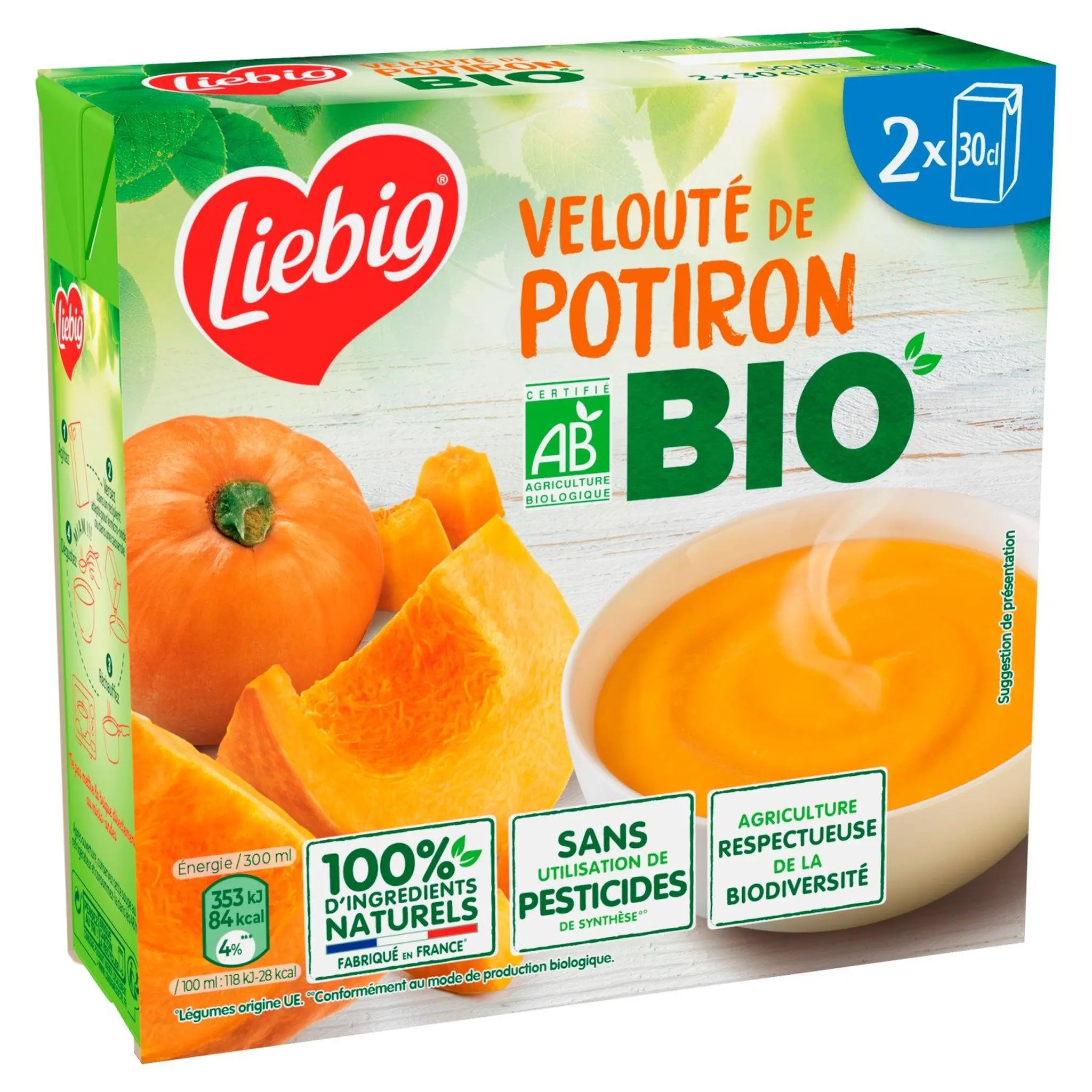 LIEBIG Soupe veloutée potiron bio