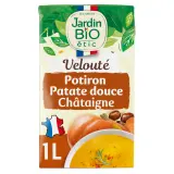 JARDIN BIO ETIC Soupe veloutée de potiron patate douce et châtaigne