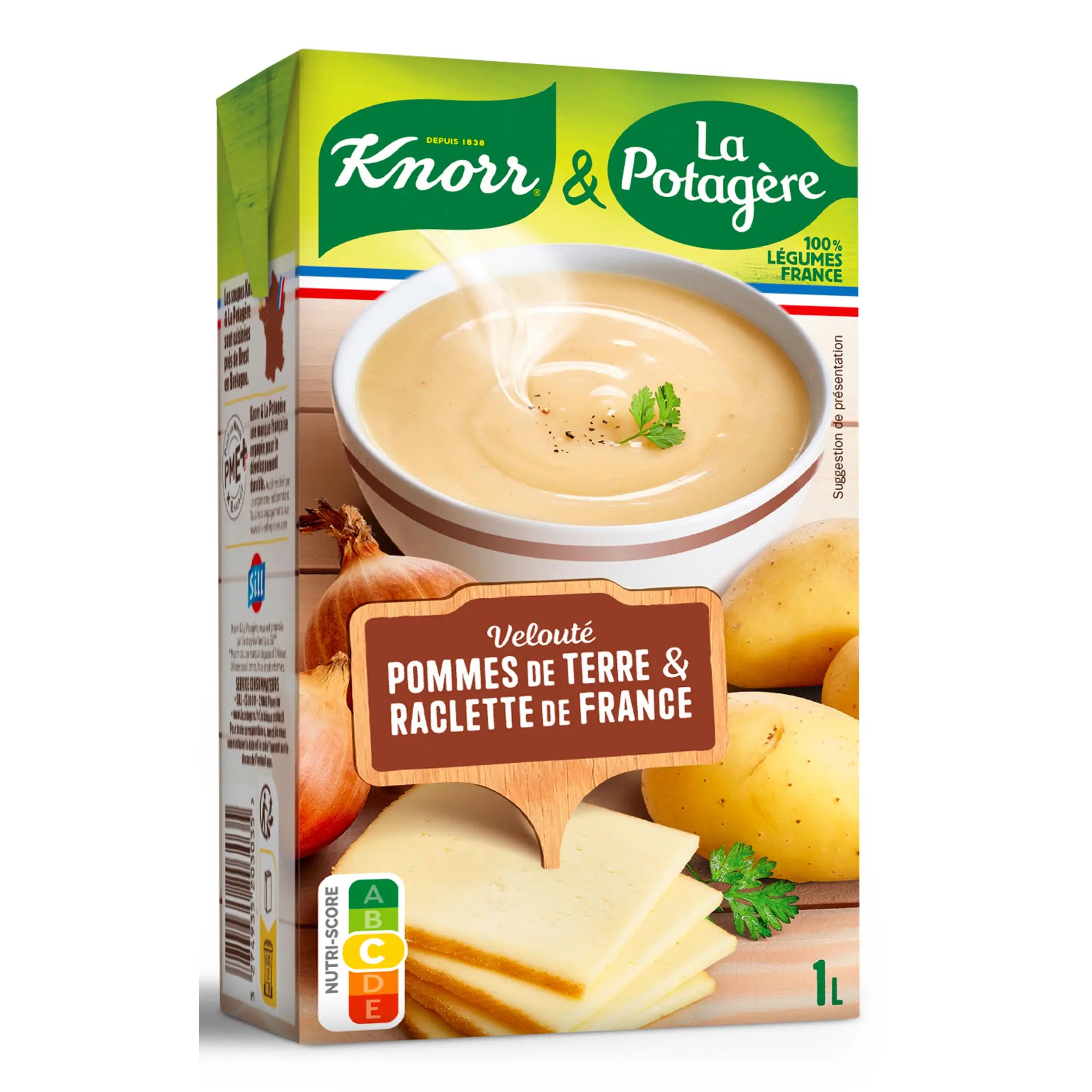 KNORR & LA POTAGERE Velouté de pomme de terre et raclette