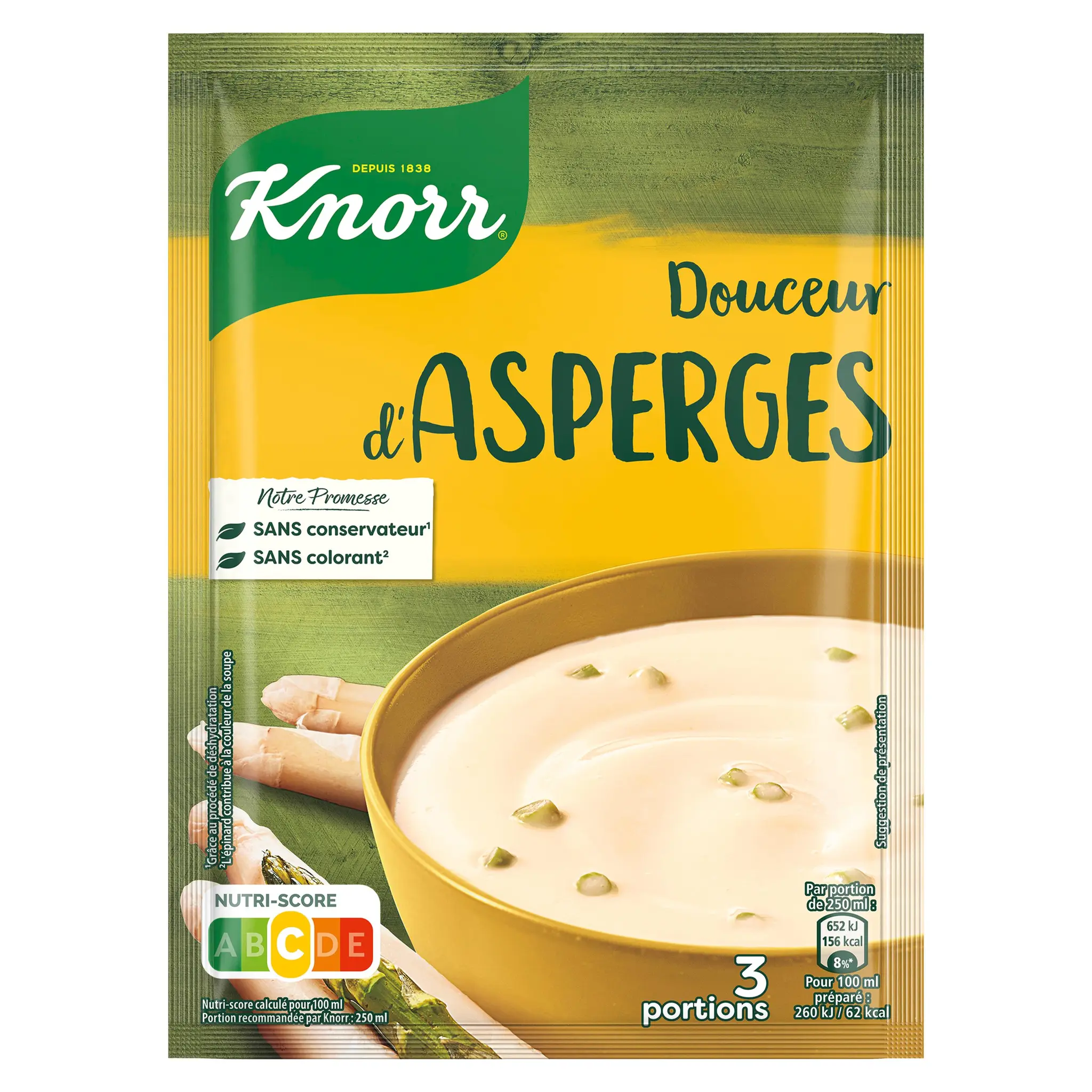 KNORR Soupe deshydratée douceur d'asperges