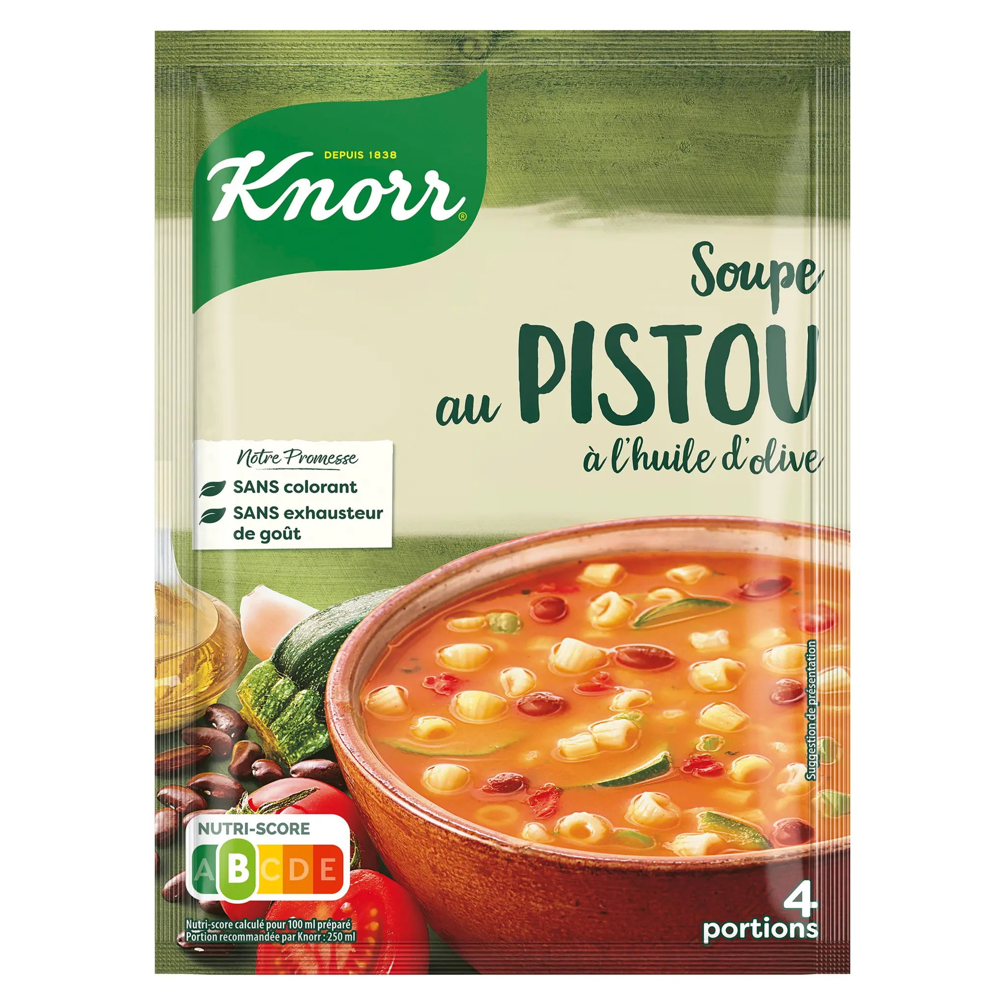 KNORR Soupe déshydratée au pistou à l'huile d'olive