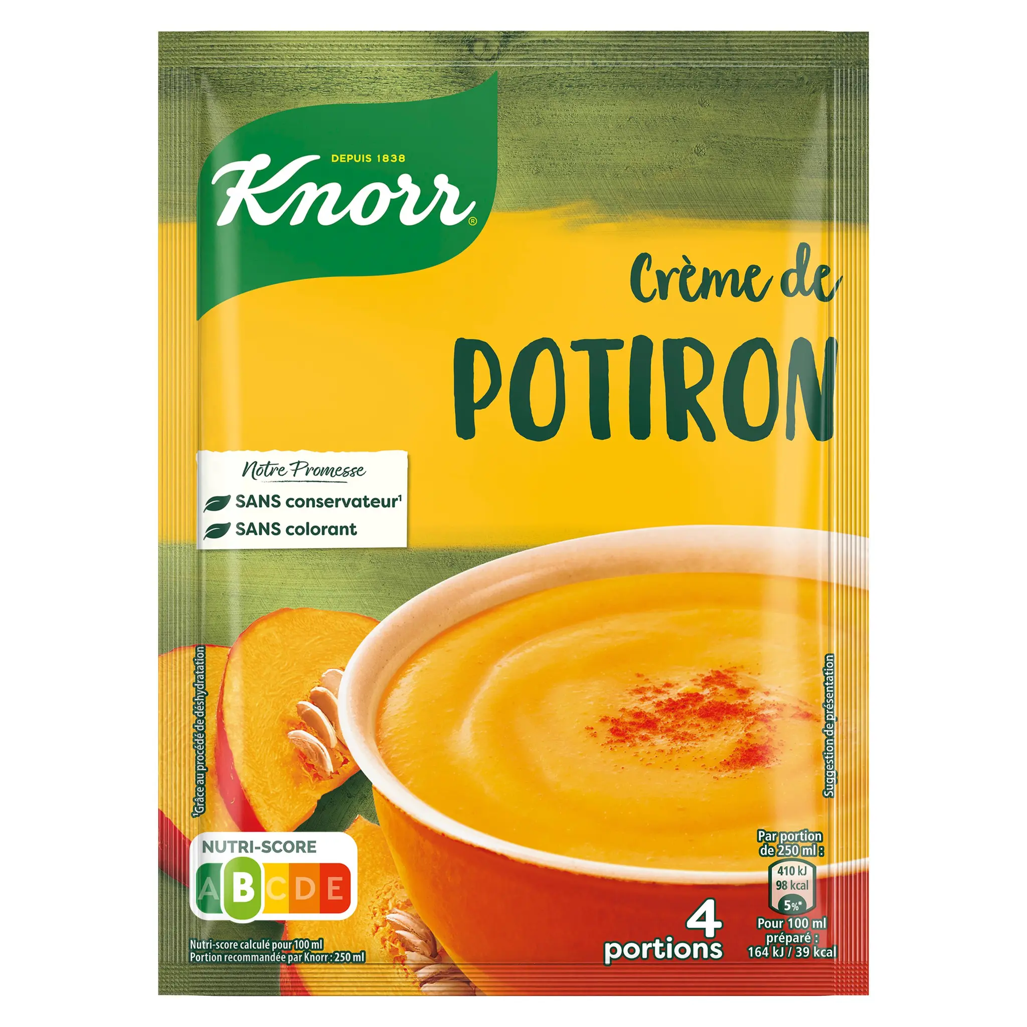KNORR Soupe déshydratée à la crème de potiron
