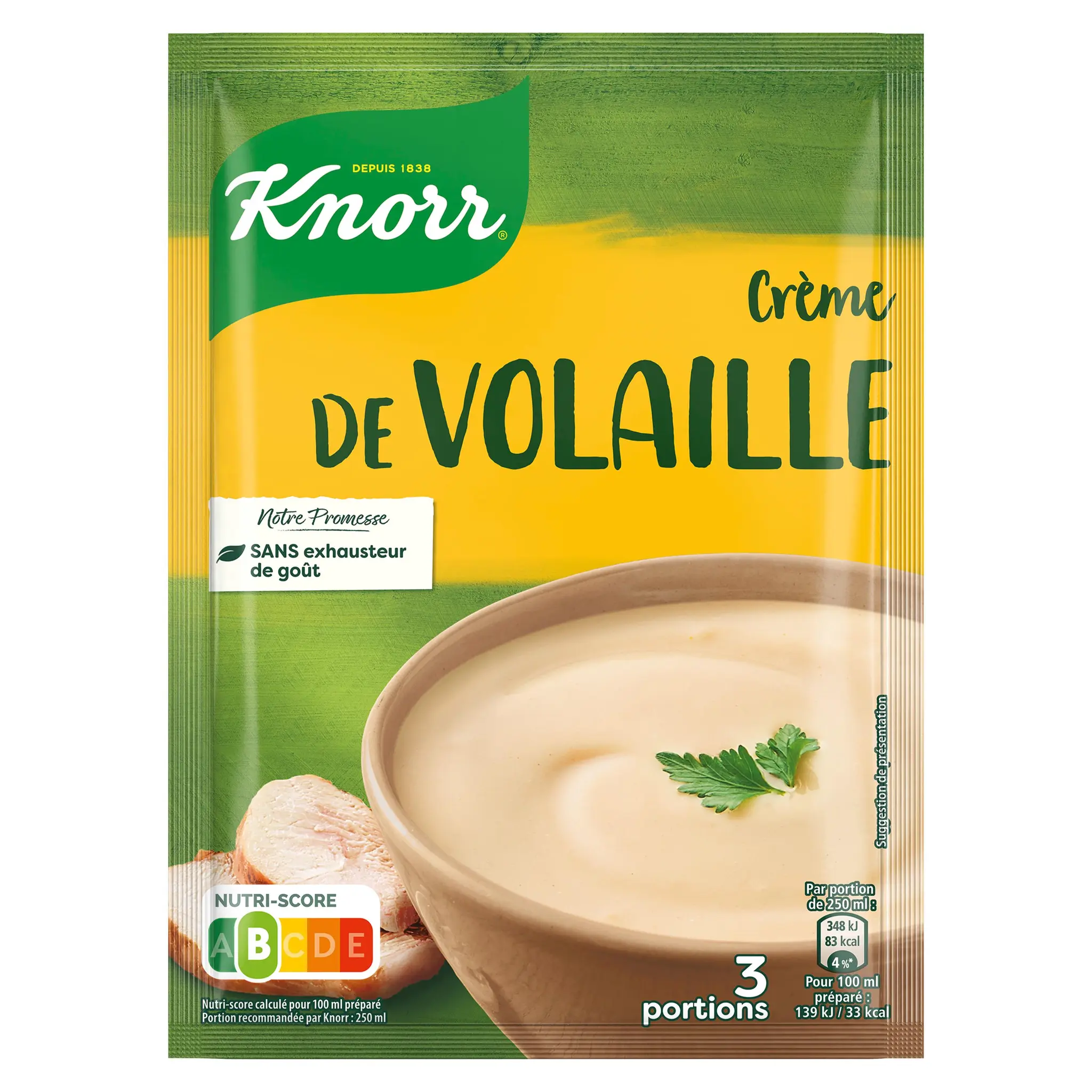 KNORR Soupe déshydratée crème de volaillre