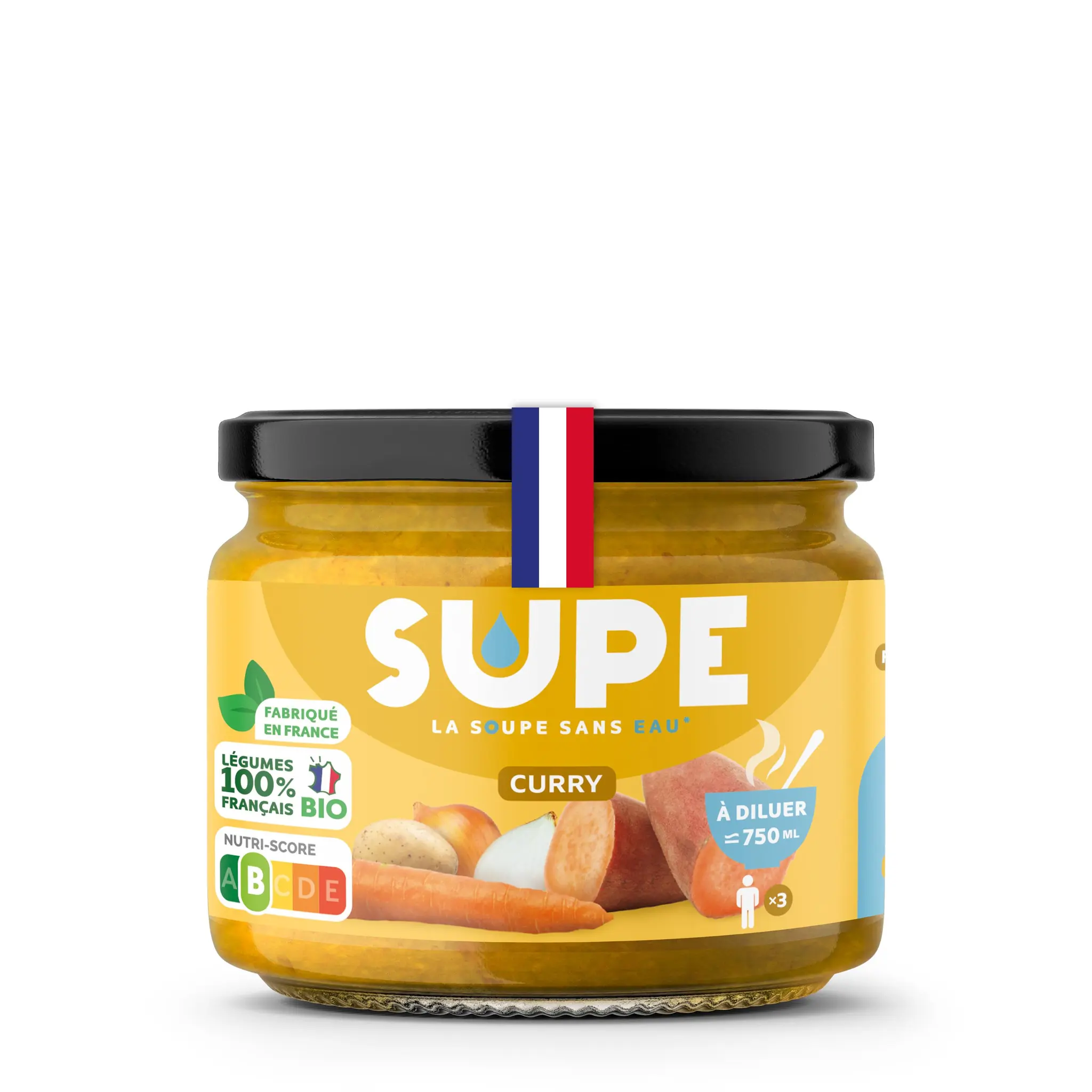 SUPE Soupe à diluer au curry bio