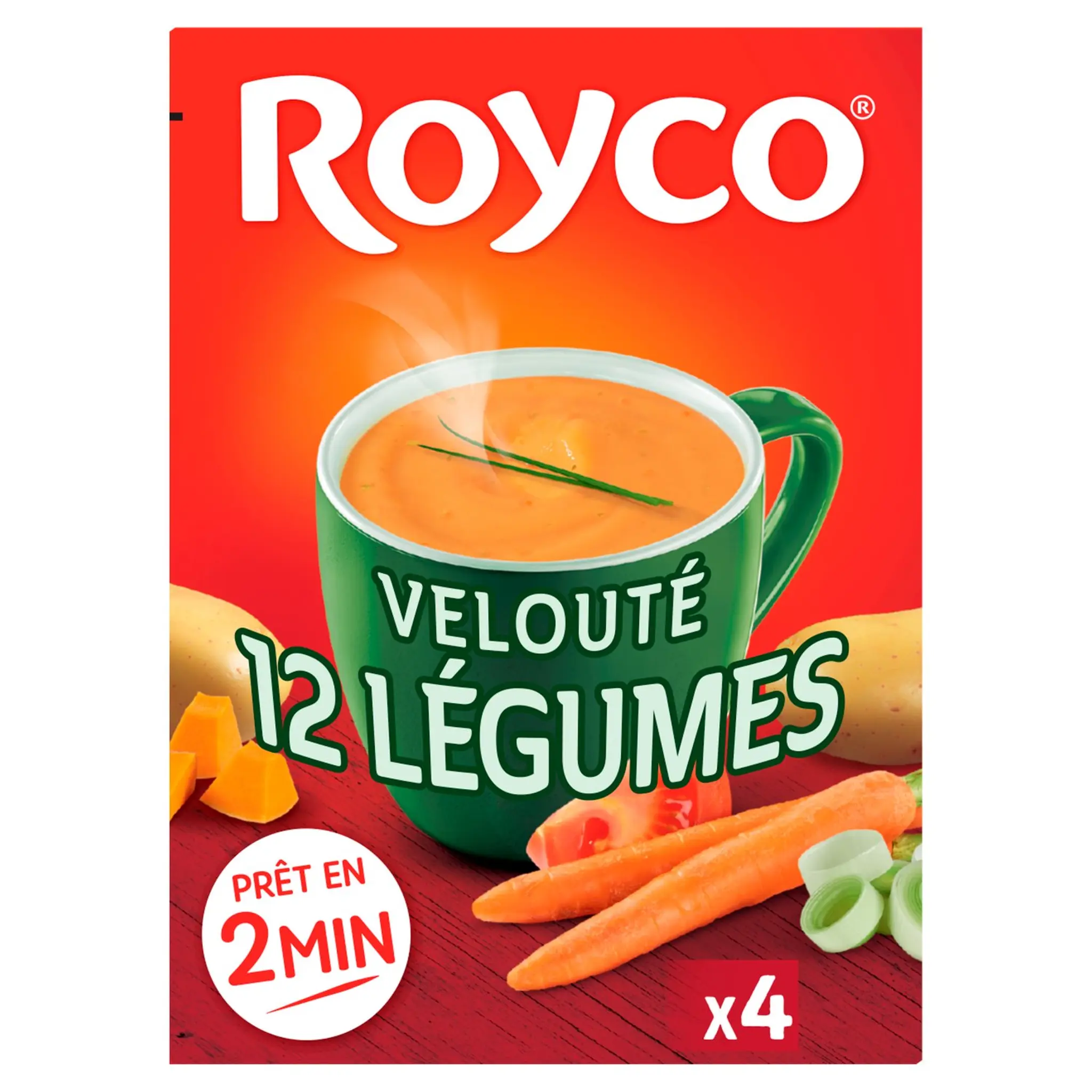 ROYCO Soupe veloutée 12 légumes instantanée
