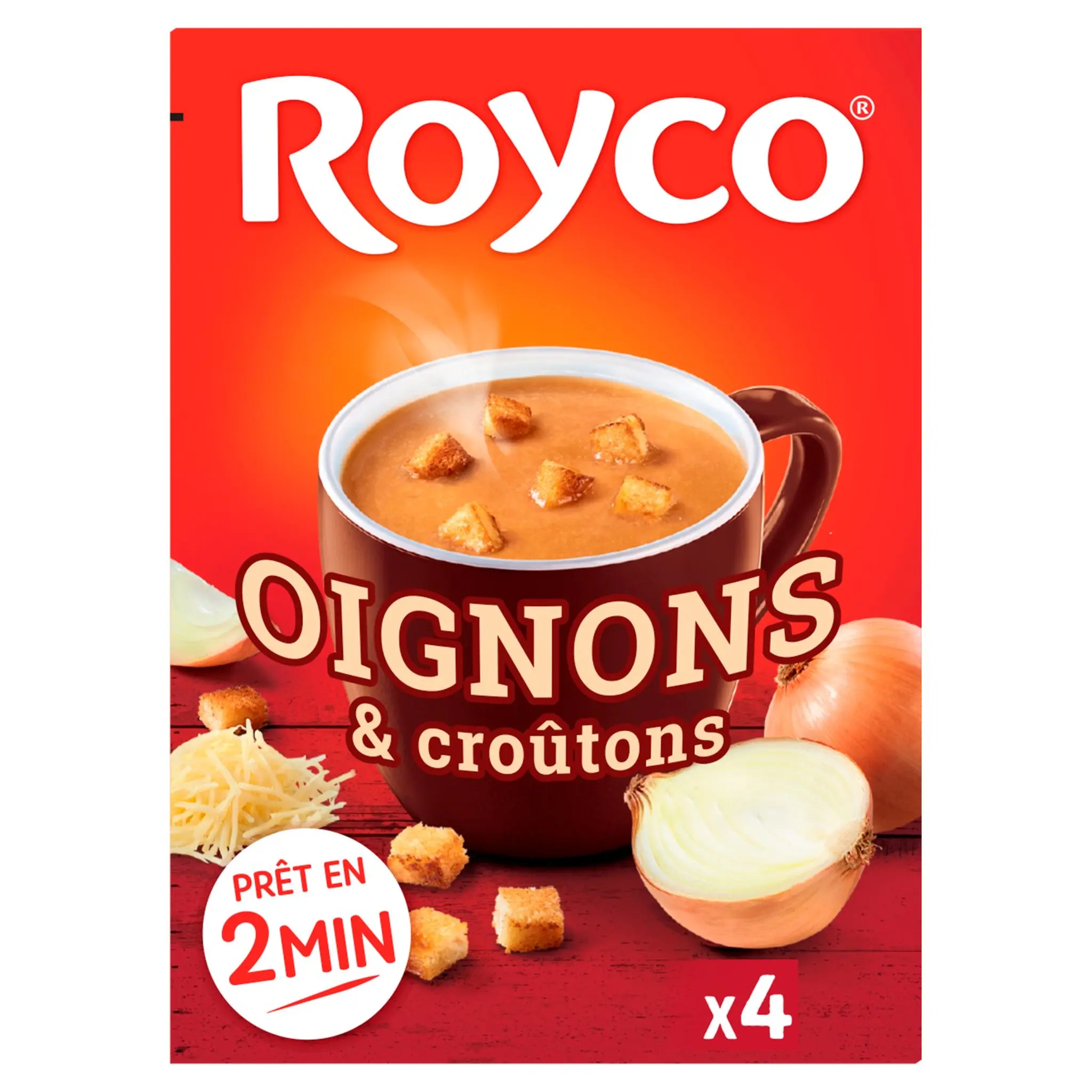 ROYCO Soupe instantanée gratinée oignons et croûtons