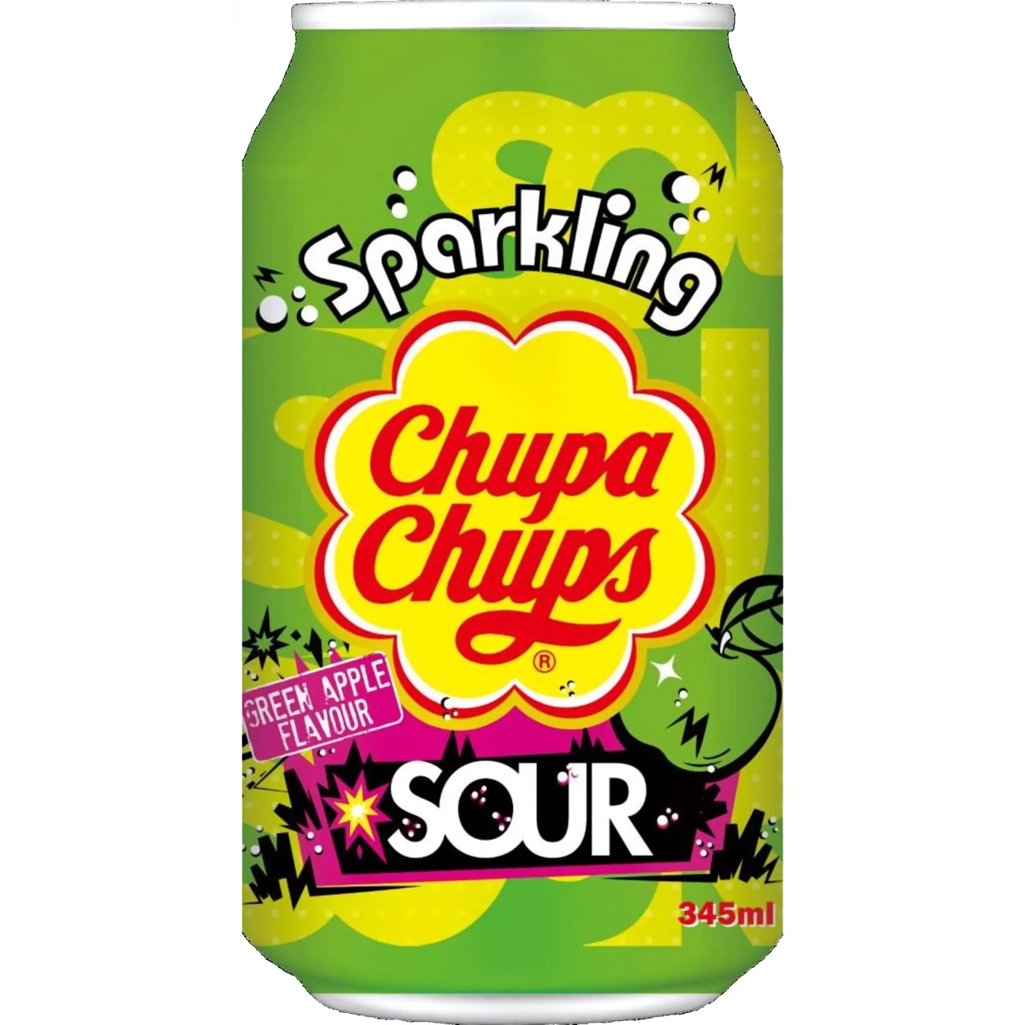 CHUPA CHUPS Boisson gazeuse Sour goût pomme verte