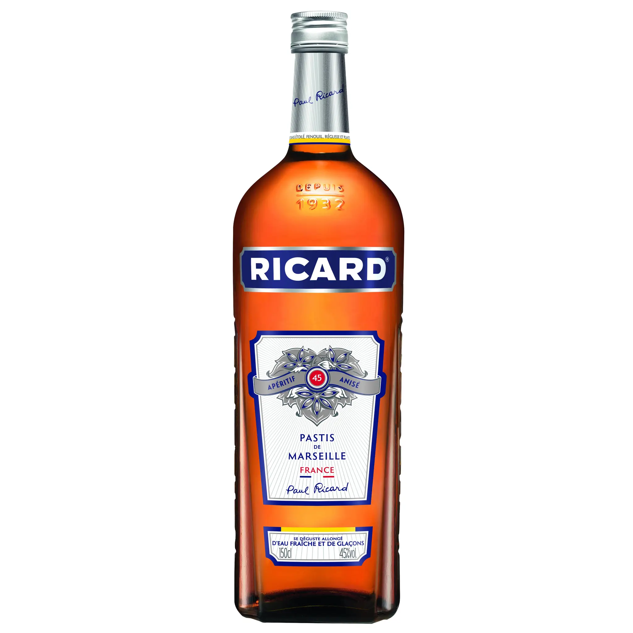 RICARD Pastis de Marseille 45%