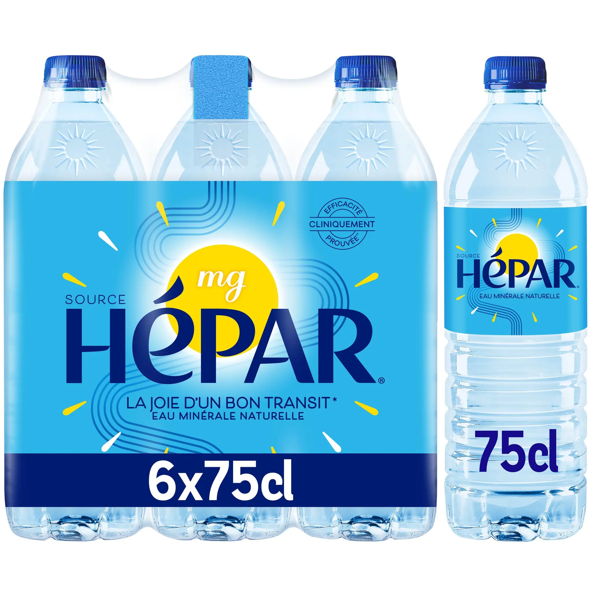 HEPAR Eau minérale plate naturelle