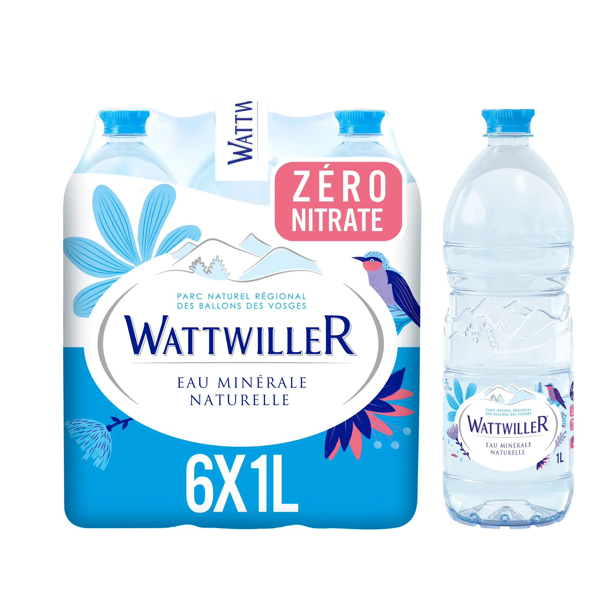 WATTWILLER Eau minérale naturelle plate bouteilles
